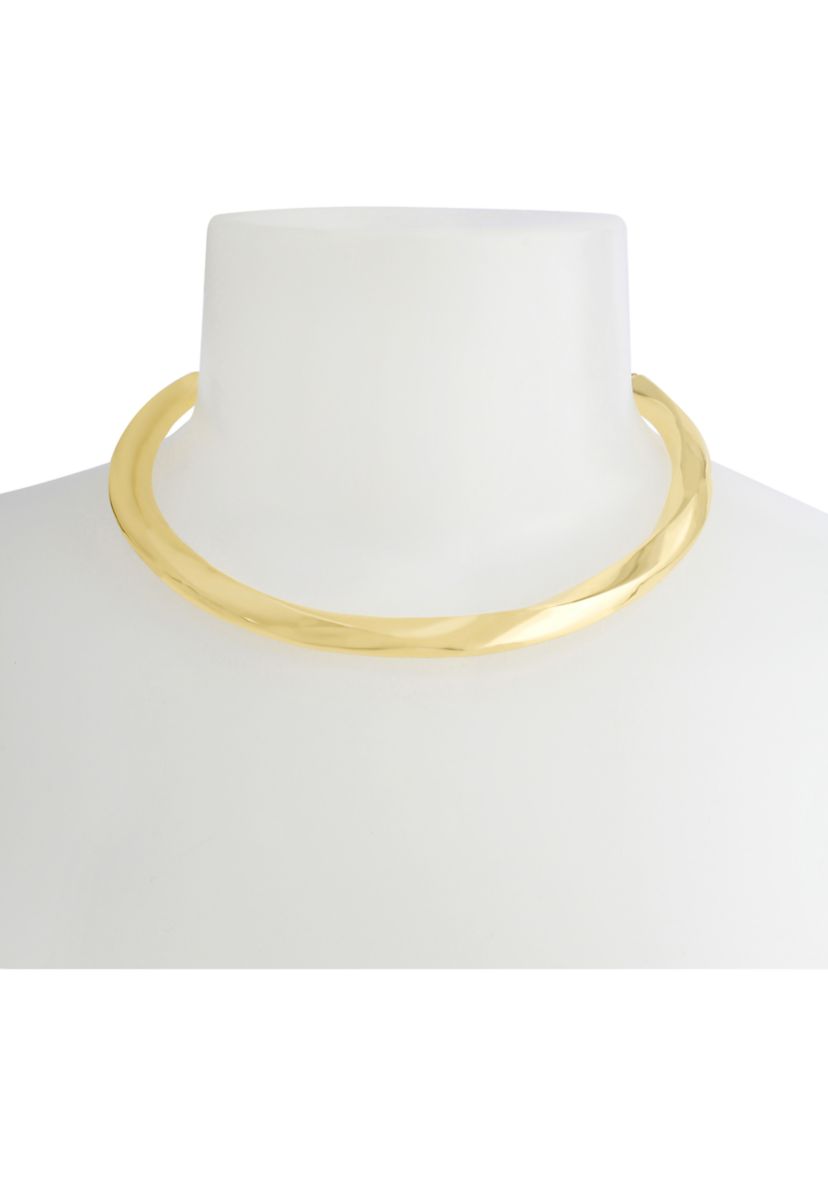 Woven Twist Collar Necklace