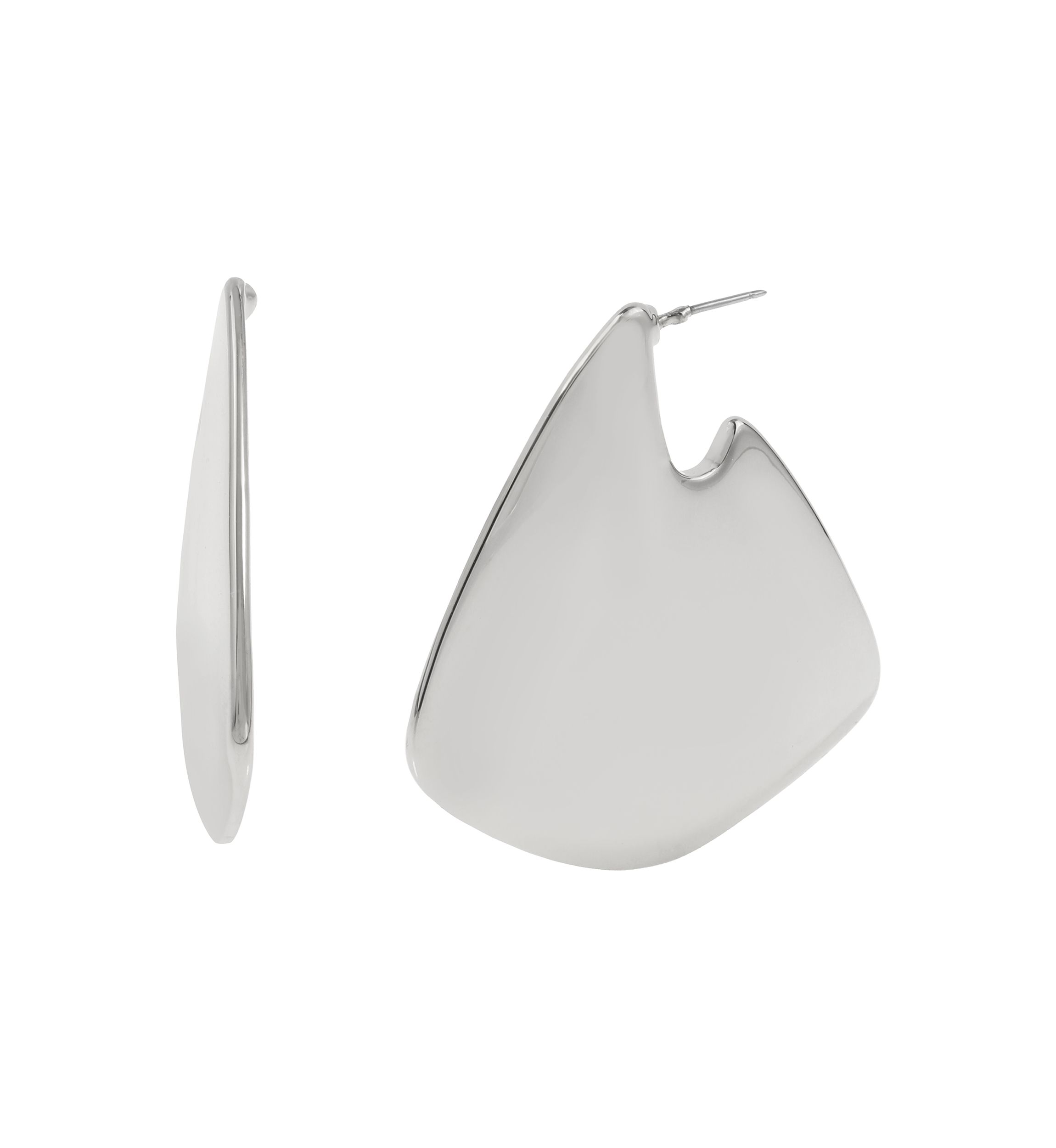 Geometric Statement Hoop Earrings