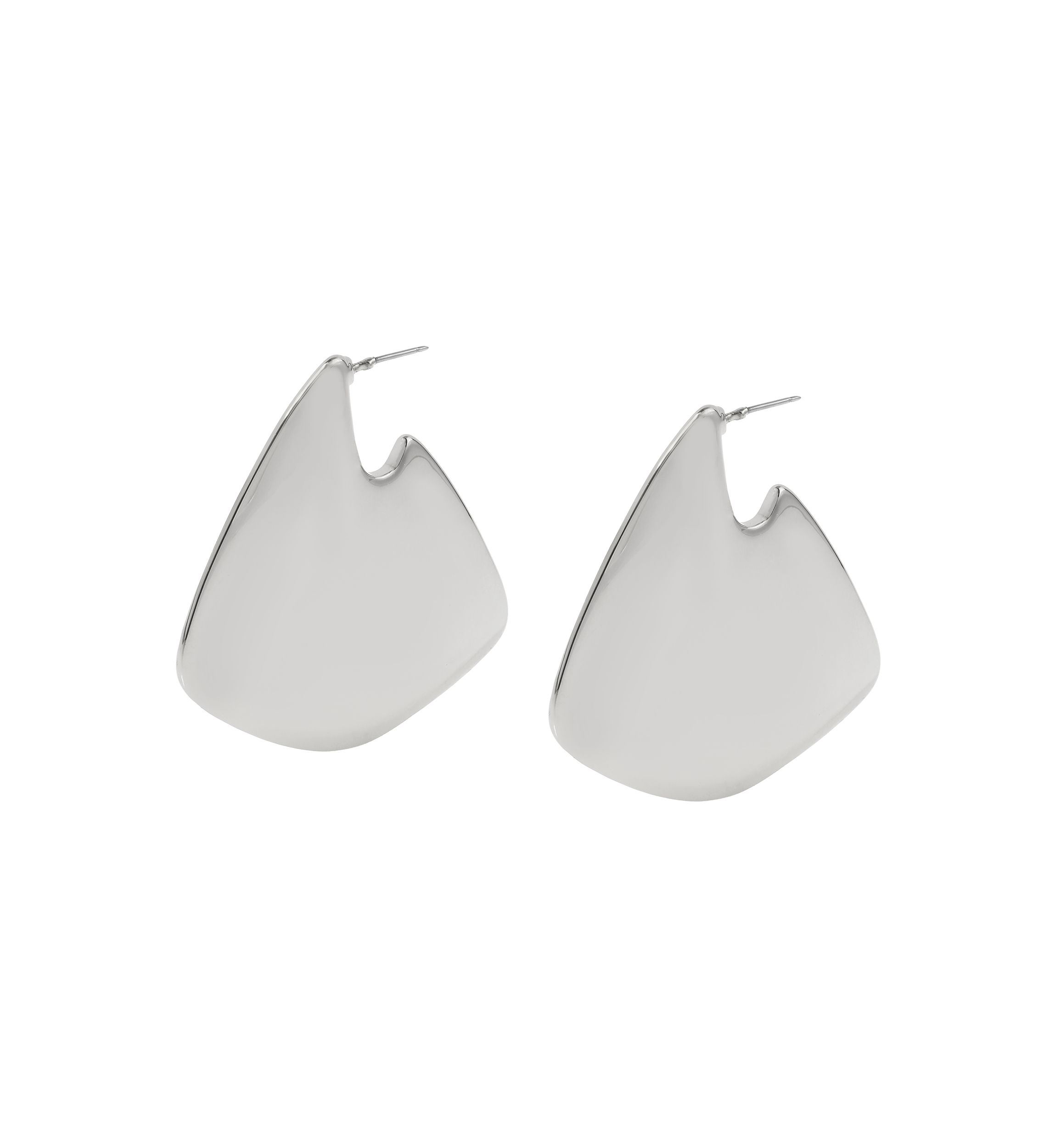 Geometric Statement Hoop Earrings