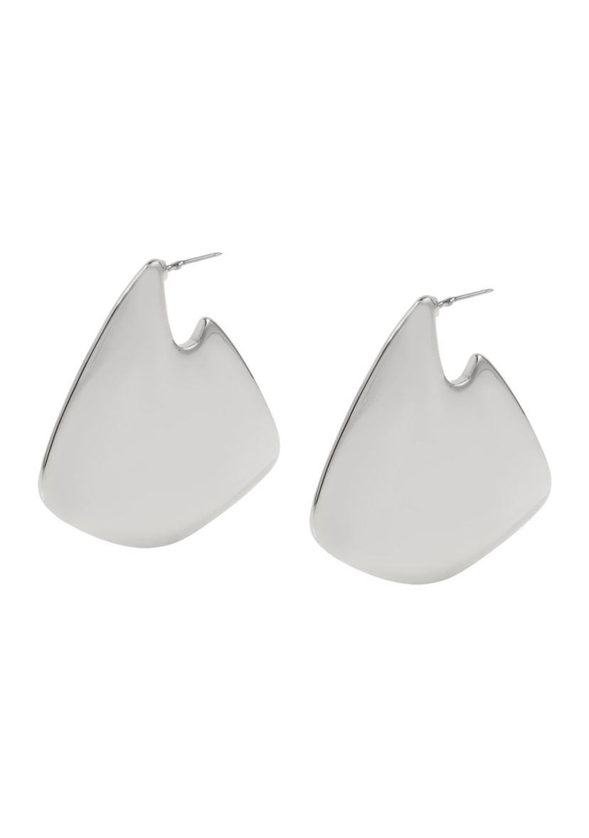 Geometric Statement Hoop Earrings
