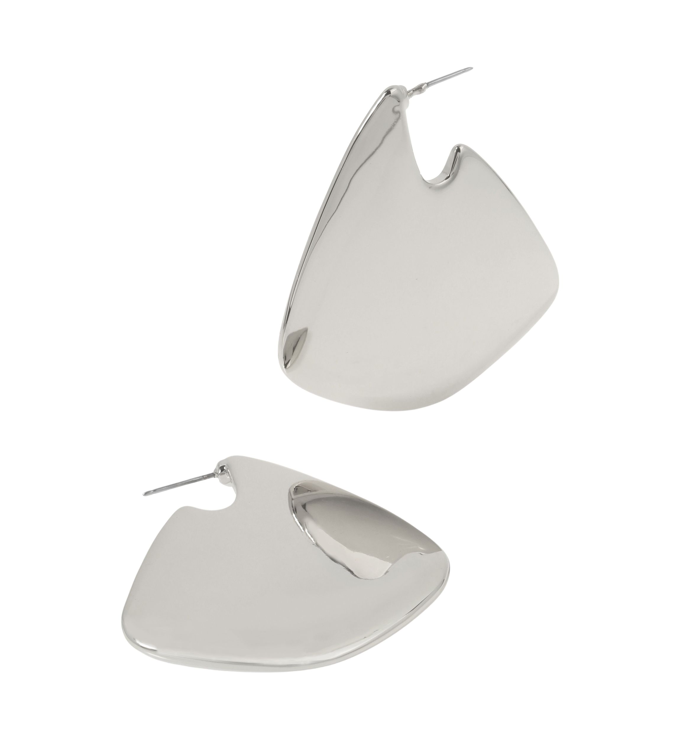 Geometric Statement Hoop Earrings