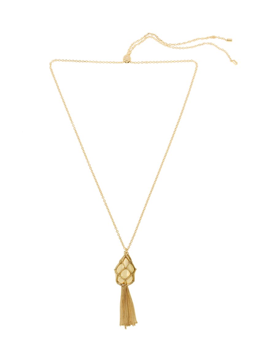 Chain Mesh Egg Pendant Necklace