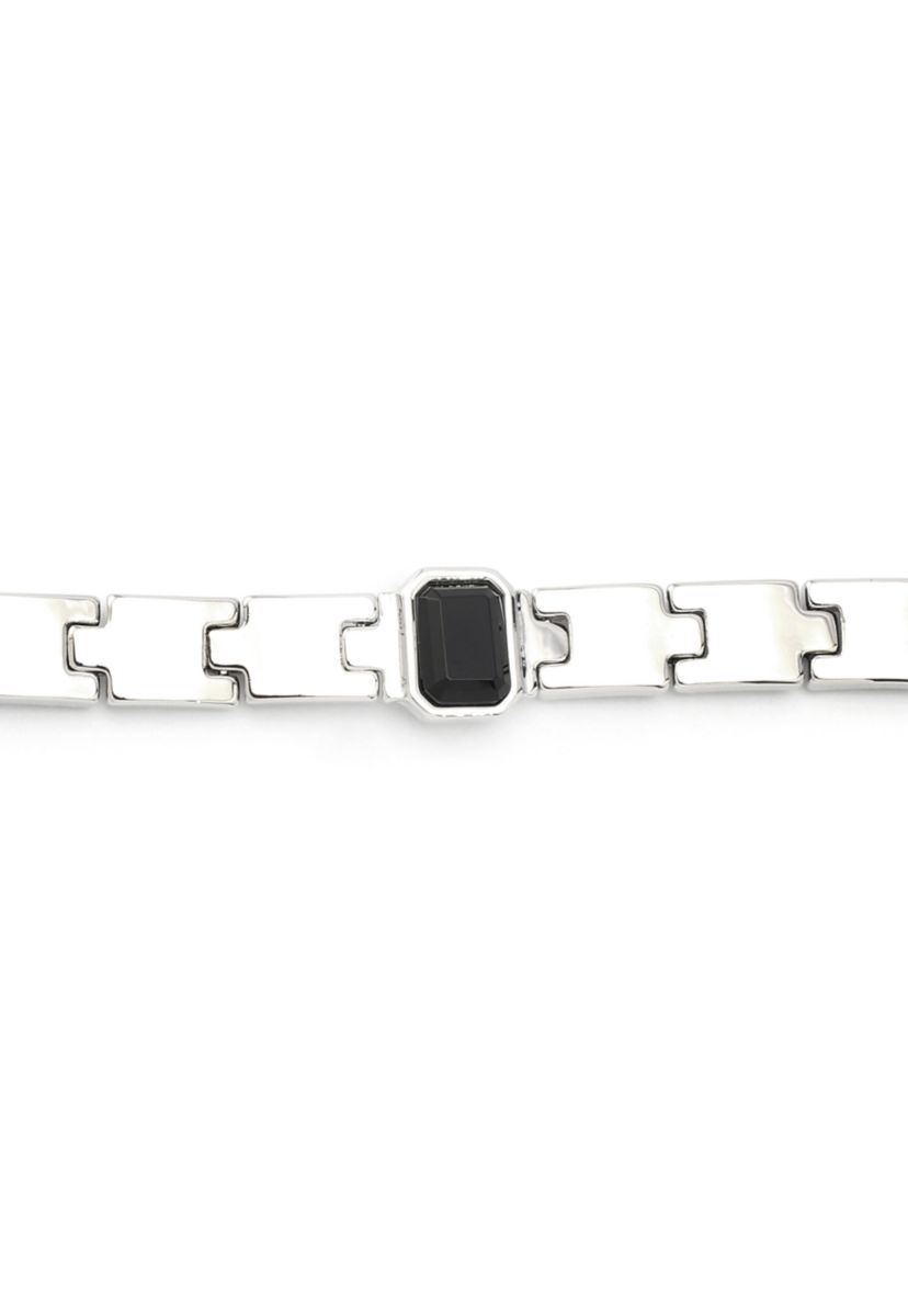 Stone Gem Watch Chain Bracelet