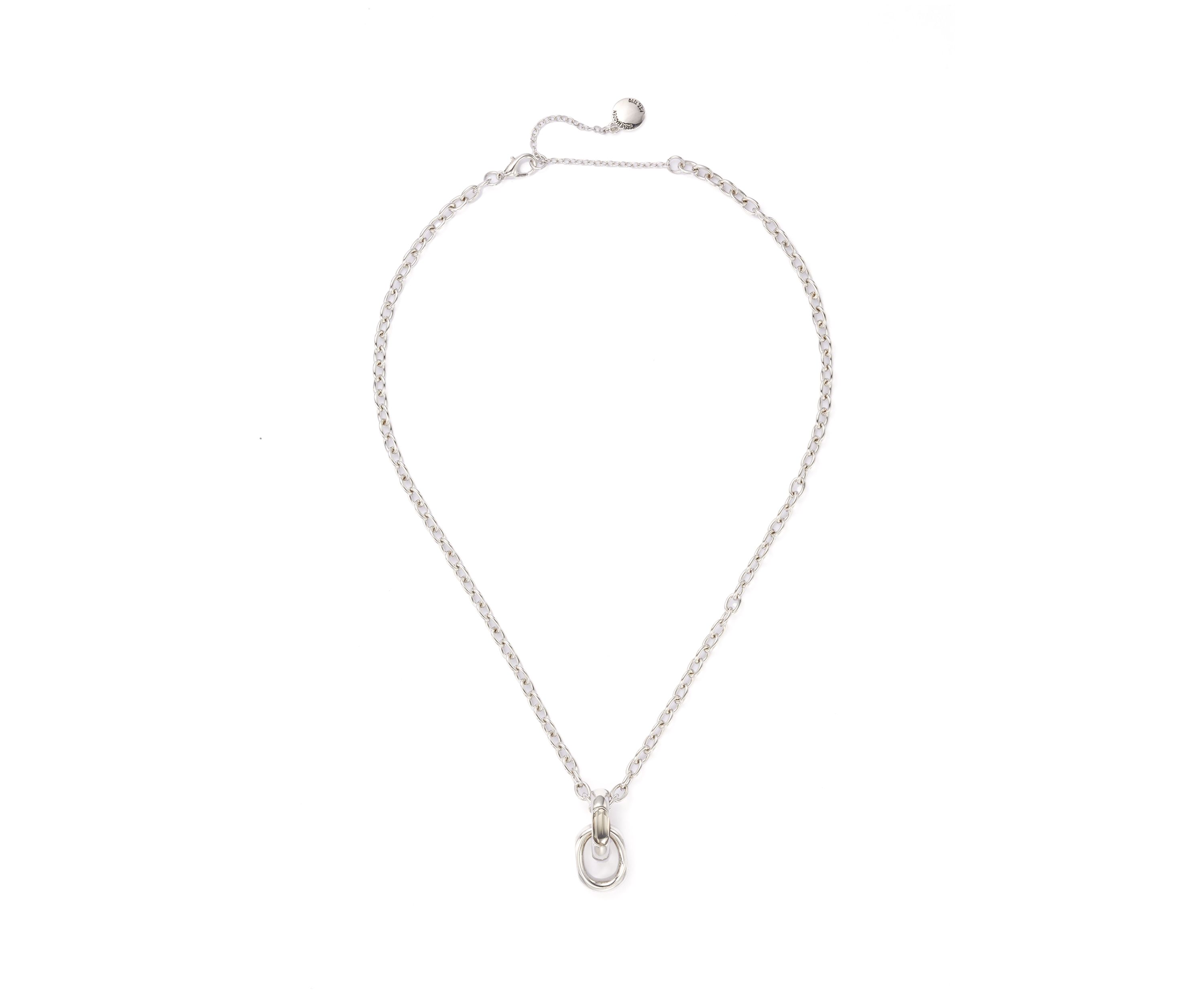 Crystal Link Pendant Necklace