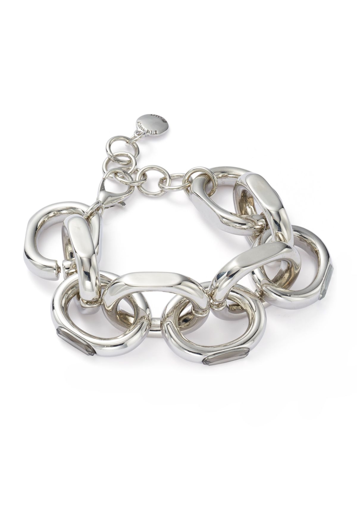 Statement Crystal Link Bracelet