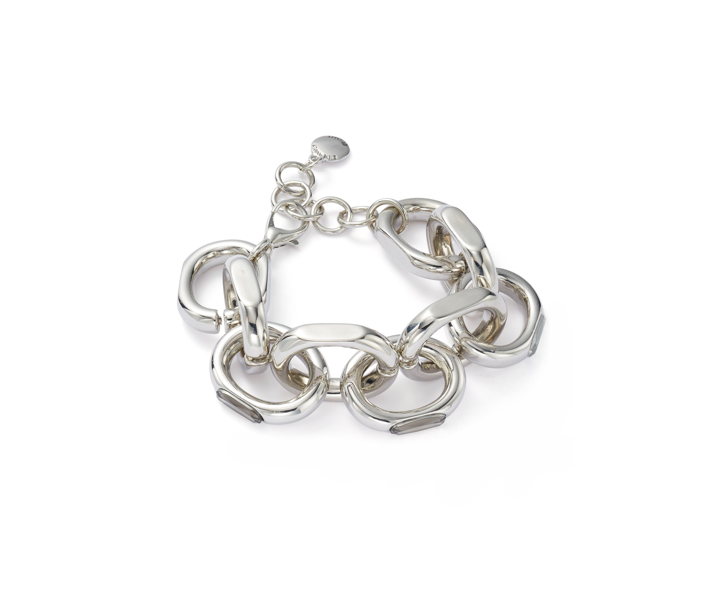 Statement Crystal Link Bracelet