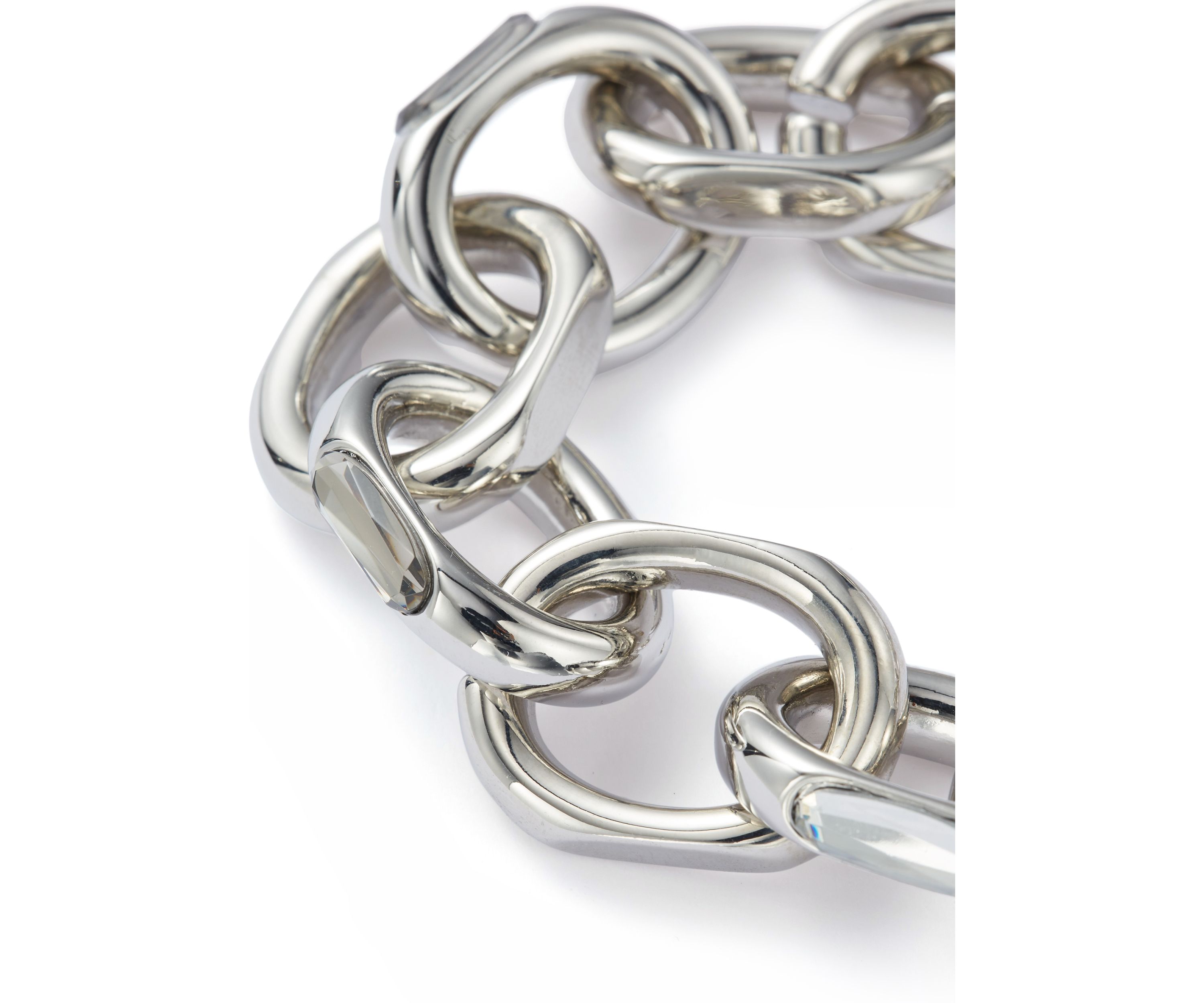 Statement Crystal Link Bracelet