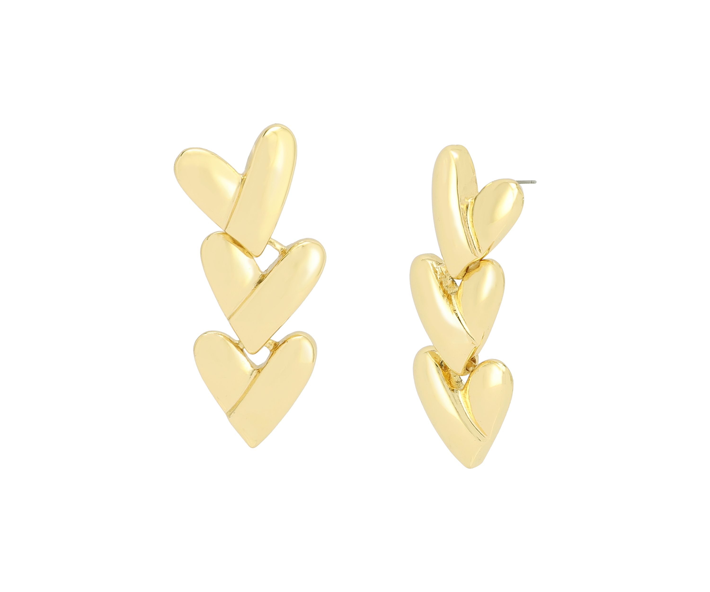 Heart Linear Earrings