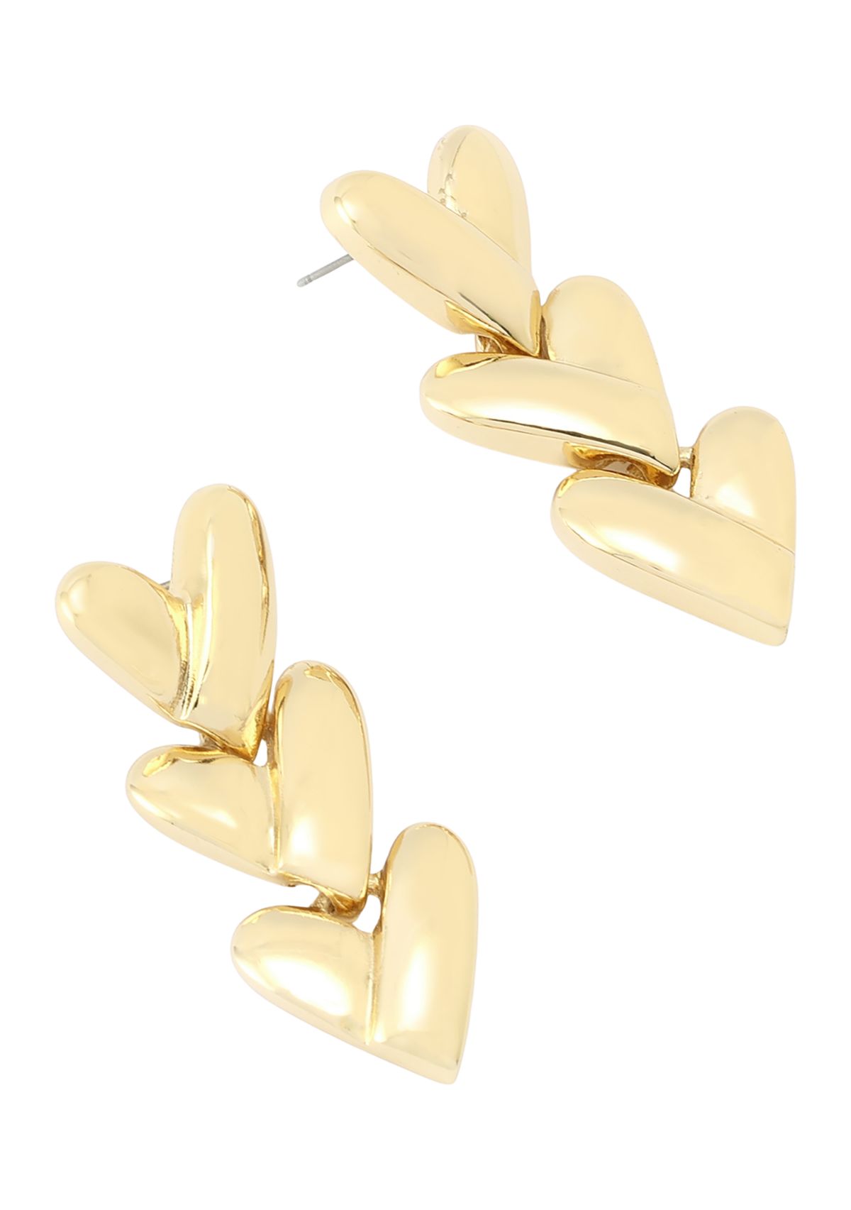 Heart Linear Earrings
