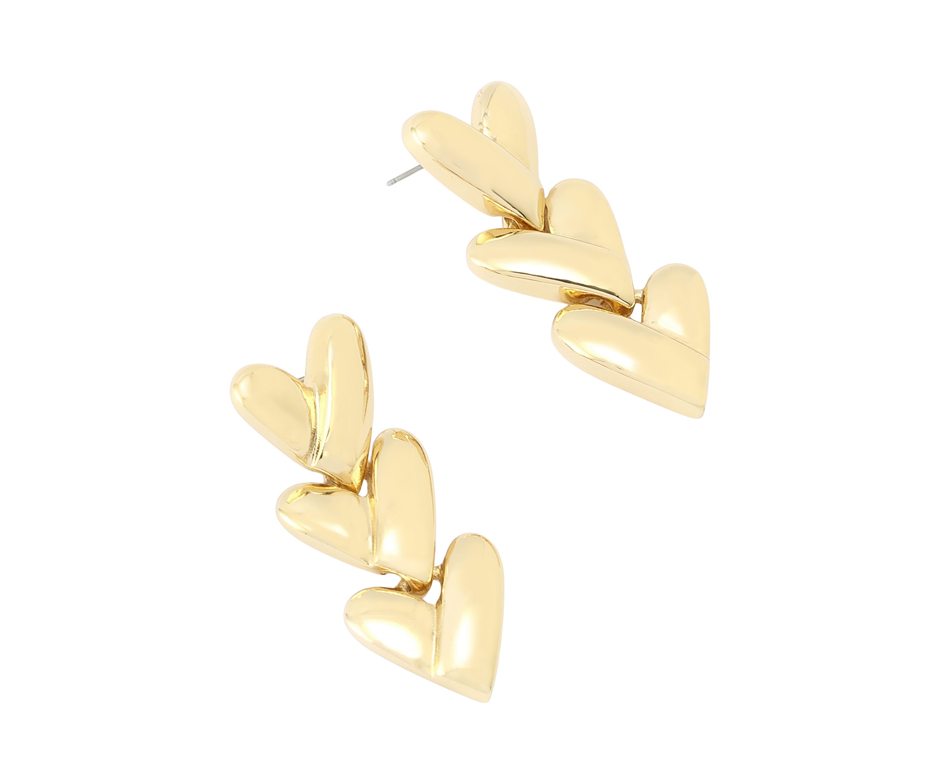 Heart Linear Earrings