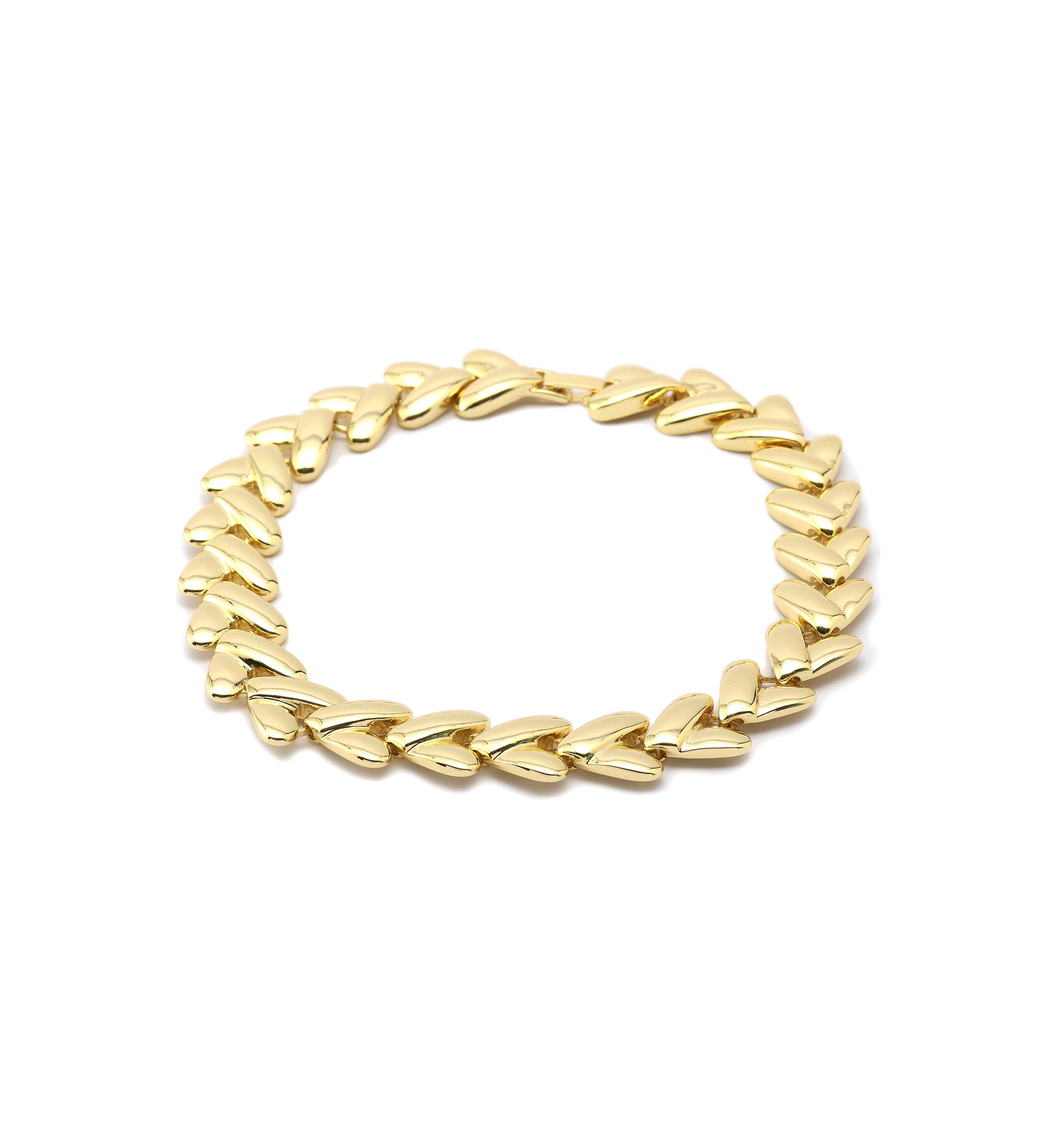 Heart Link Collar Necklace