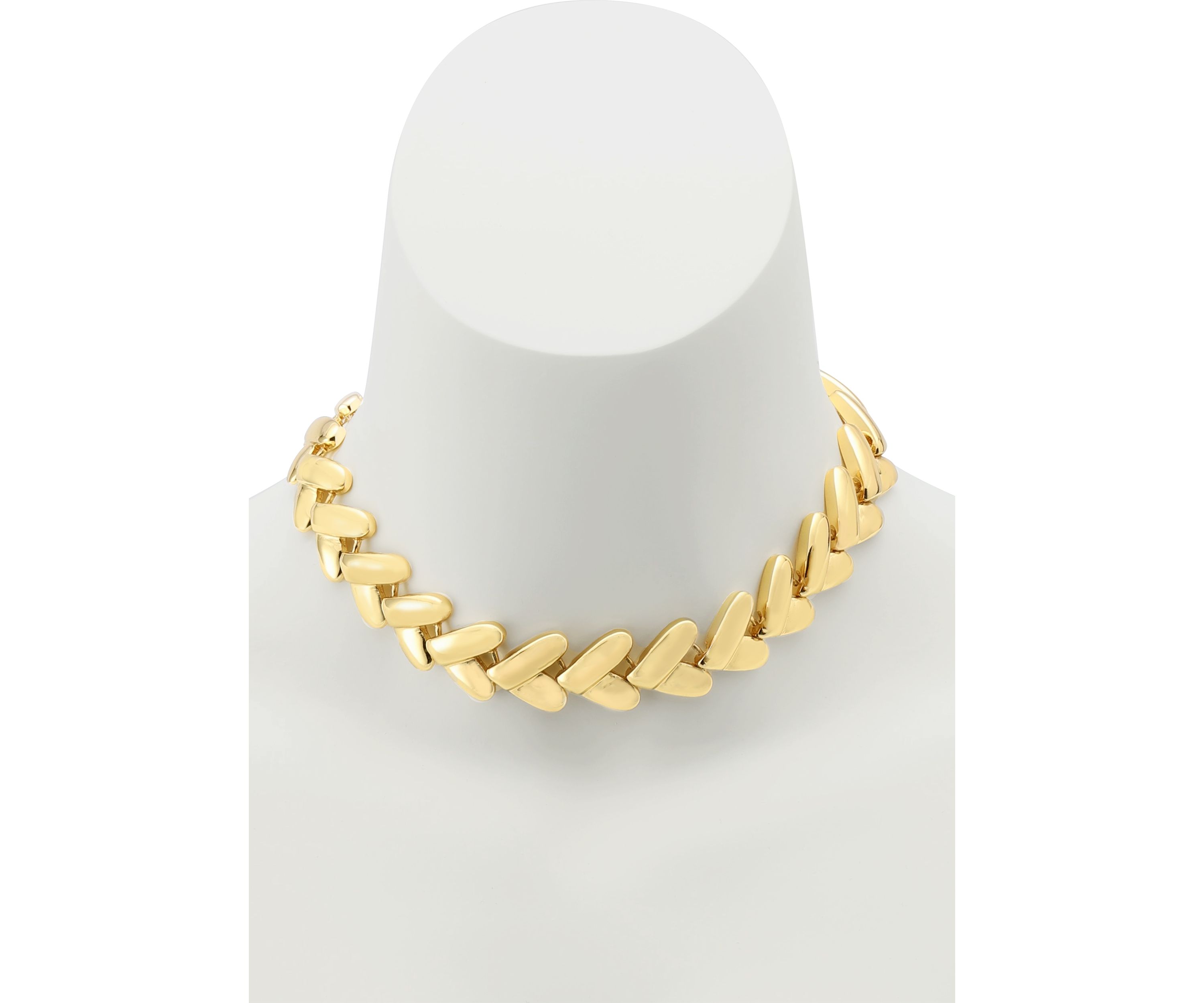 Heart Link Collar Necklace