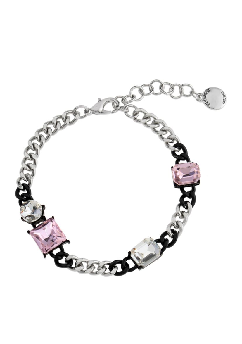 Punk Romance Stone Link Bracelet