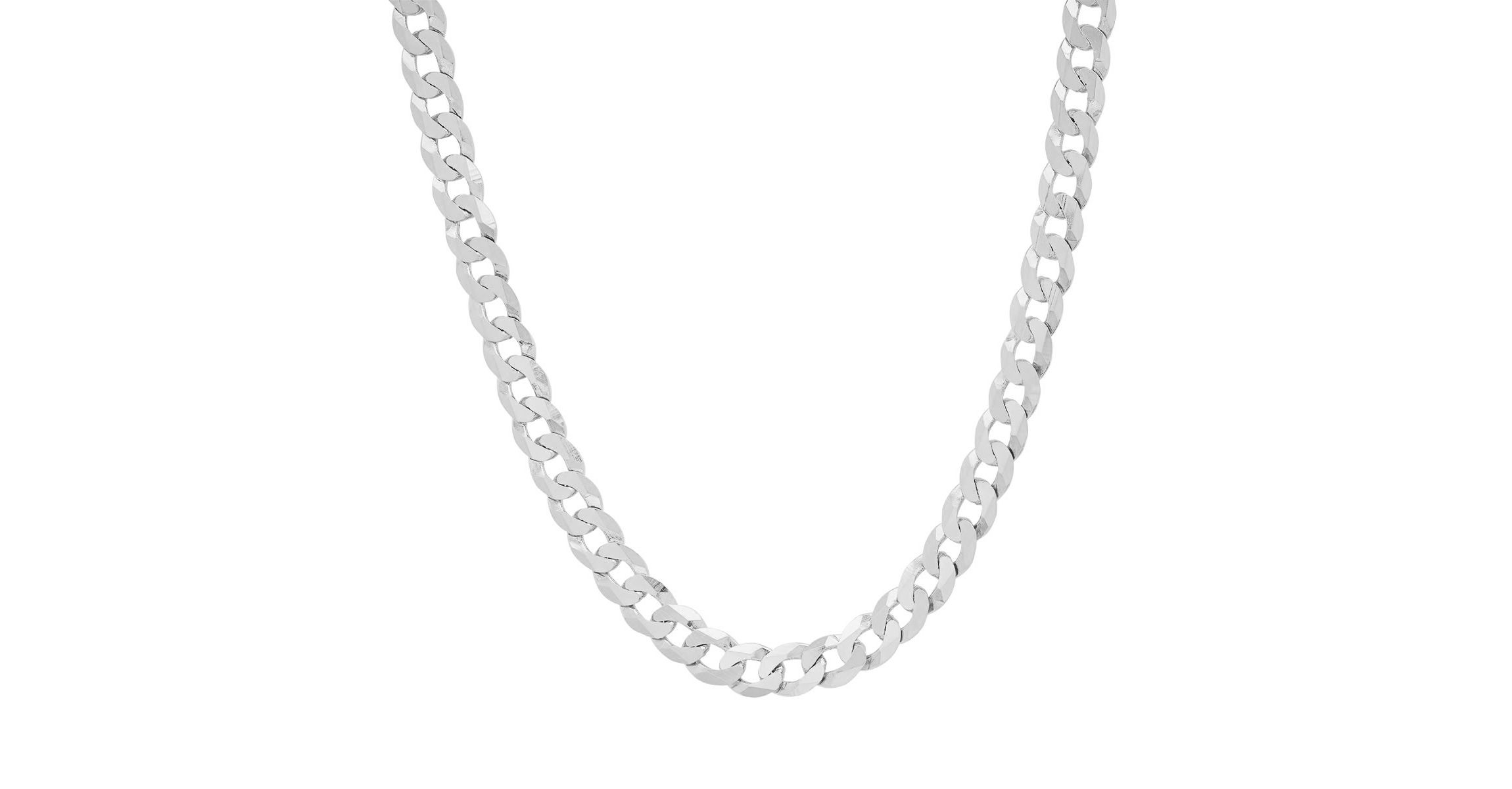 Mens Italian Thick/Heavy Sterling Silver Miami Cuban Curb Chain Necklace