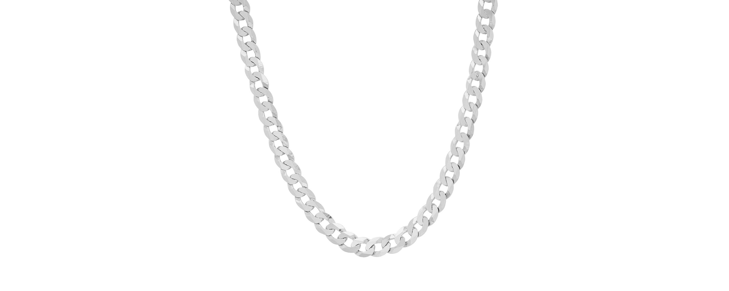 Mens Italian Thick/Heavy Sterling Silver Miami Cuban Curb Chain Necklace