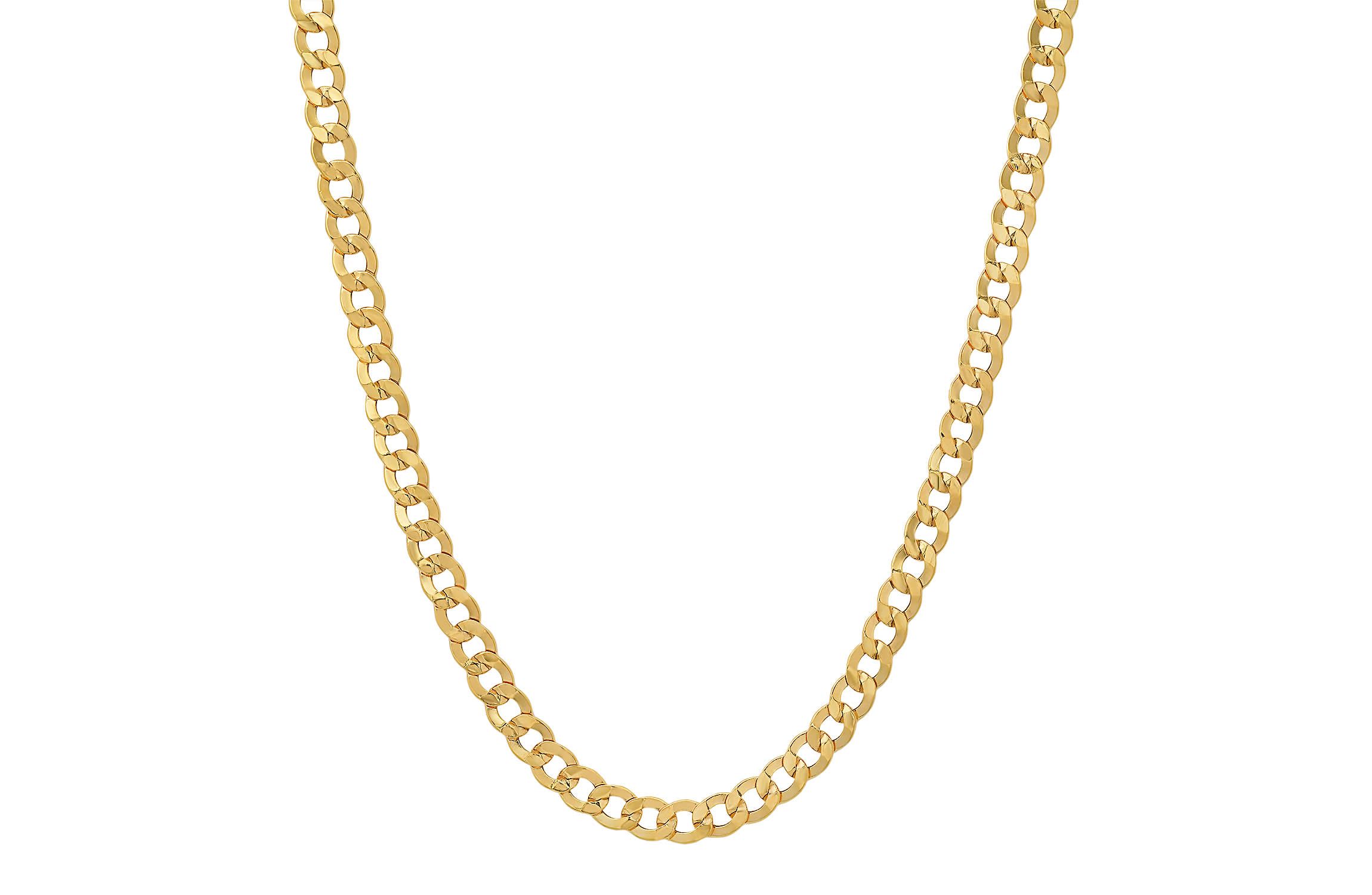 Mens 14k Yellow Gold Thick/Heavy 24" Miami Cuban Curb Chain Necklace