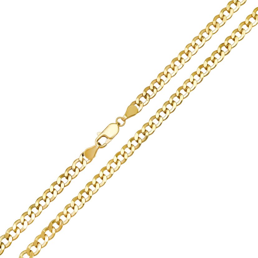 Mens 14k Yellow Gold Thick/Heavy 24" Miami Cuban Curb Chain Necklace