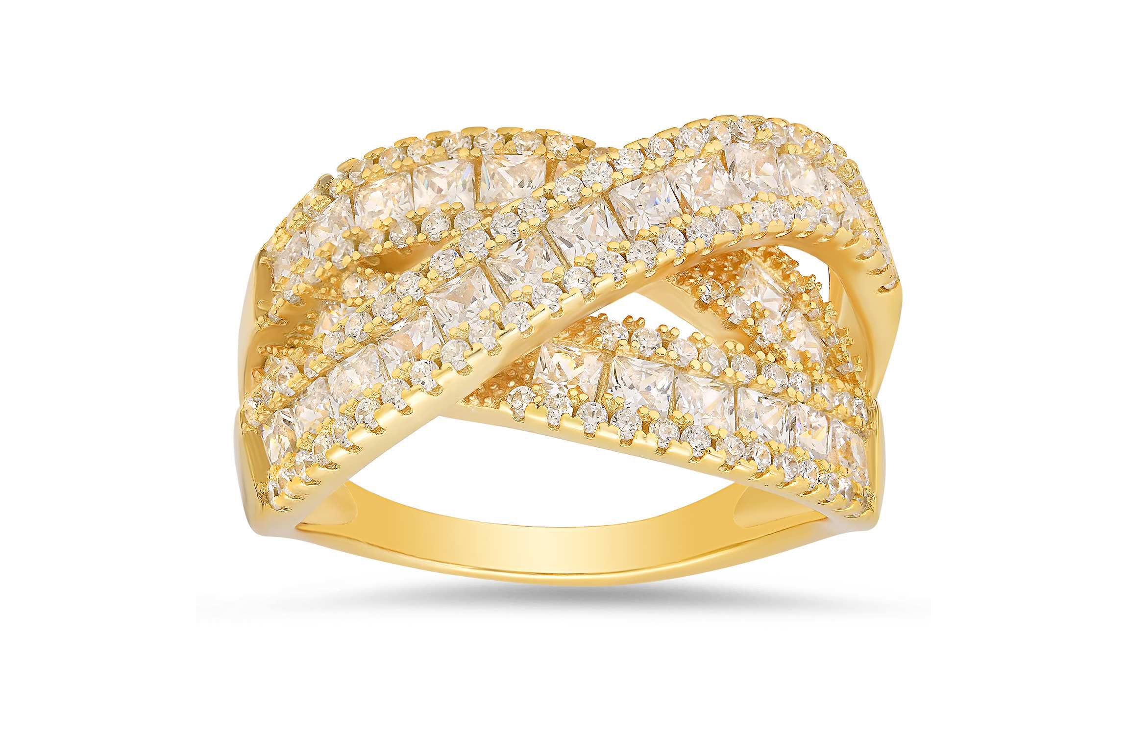 Sterling Silver Highway Statement Ring