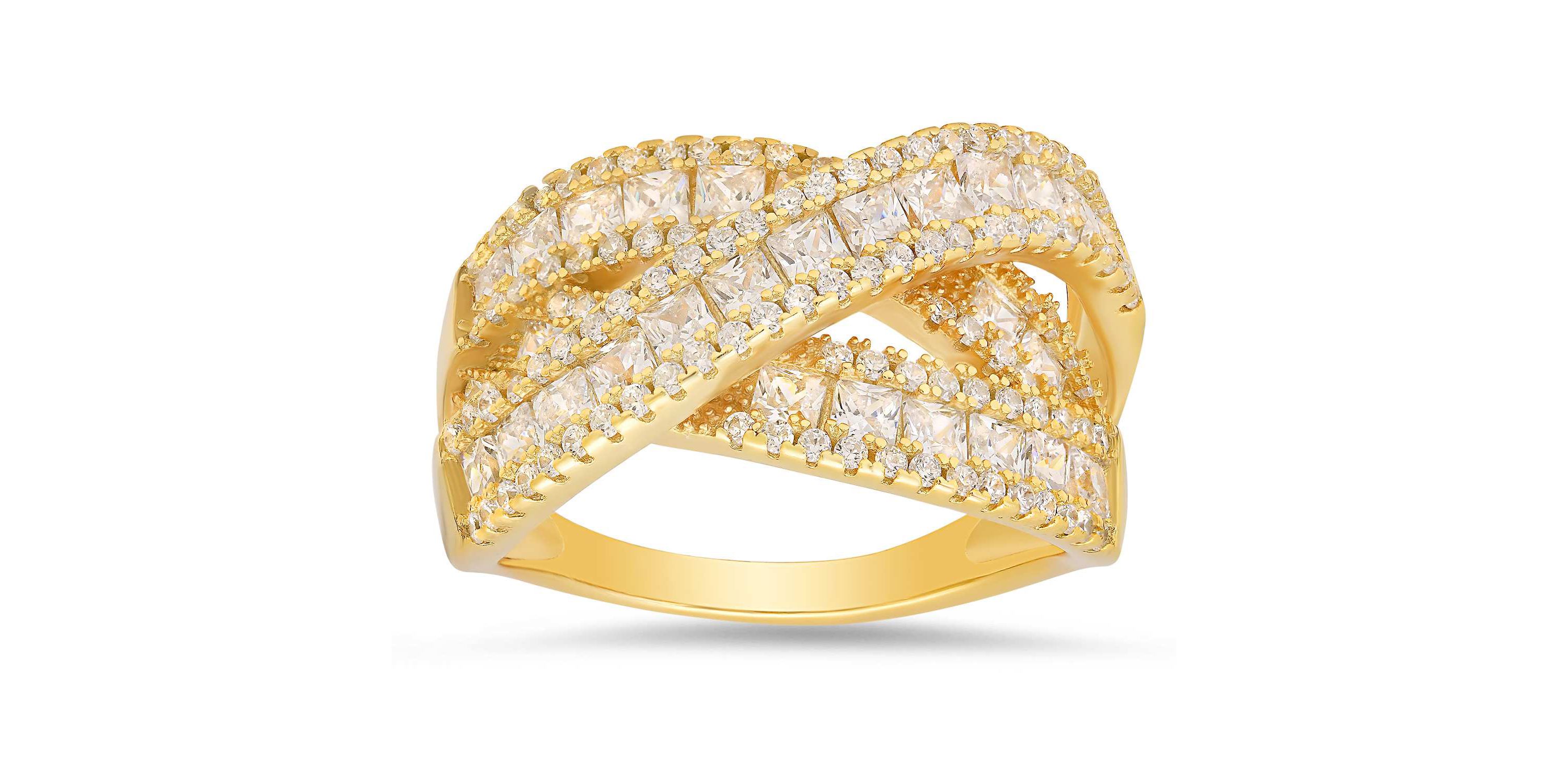 Sterling Silver Highway Statement Ring