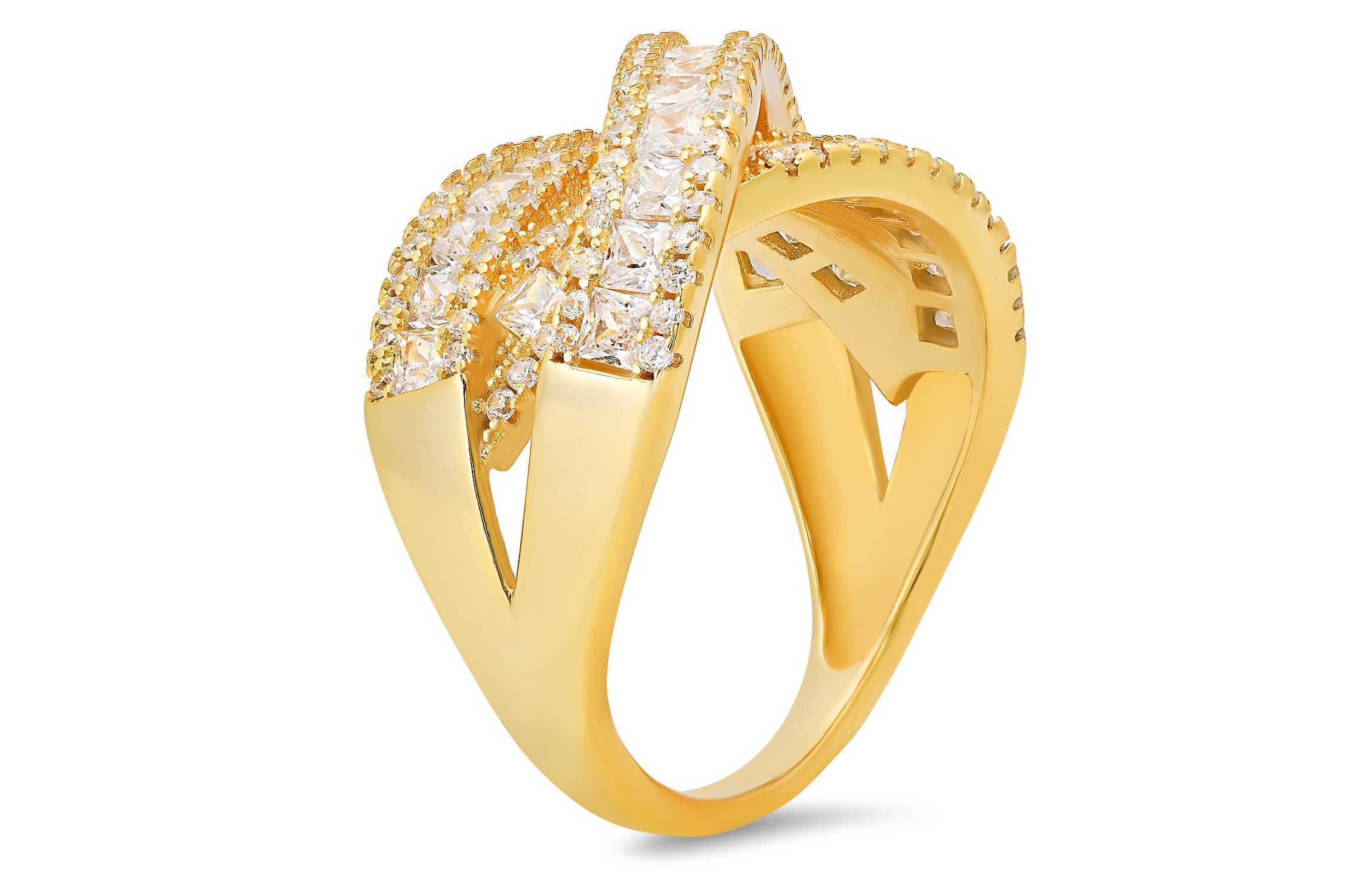 Sterling Silver Highway Statement Ring
