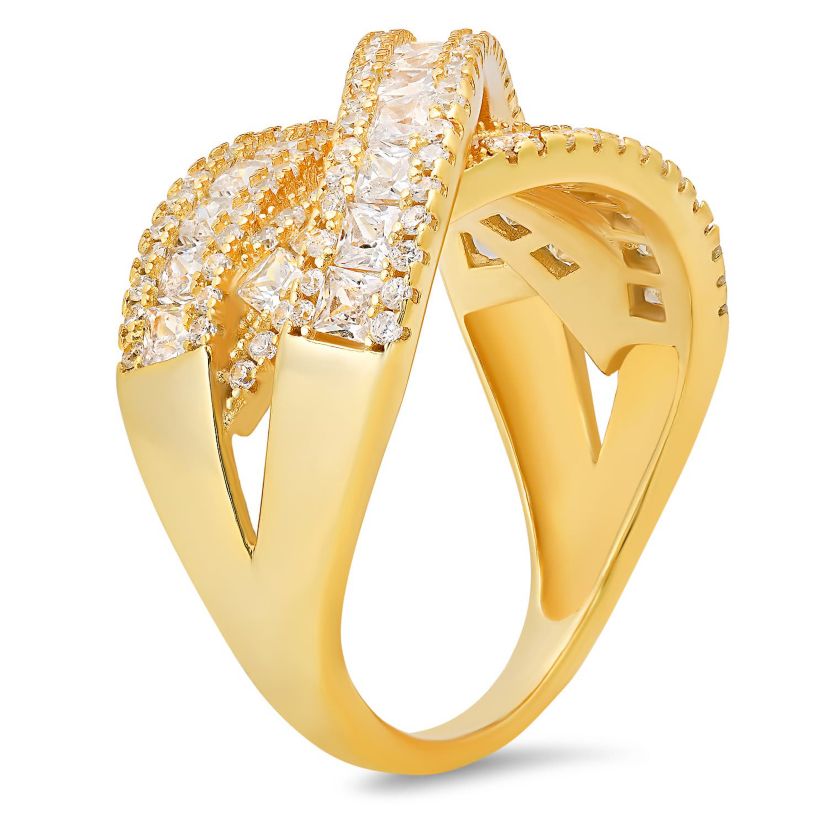 Sterling Silver Highway Statement Ring