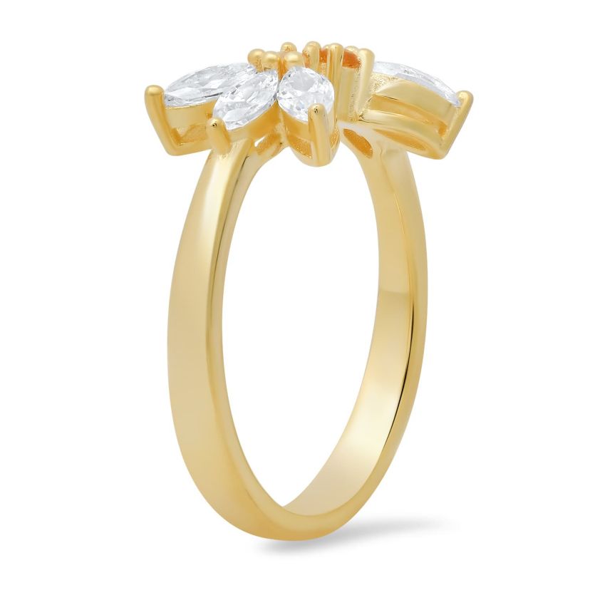 Sterling Silver Bumble Bee CZ Ring