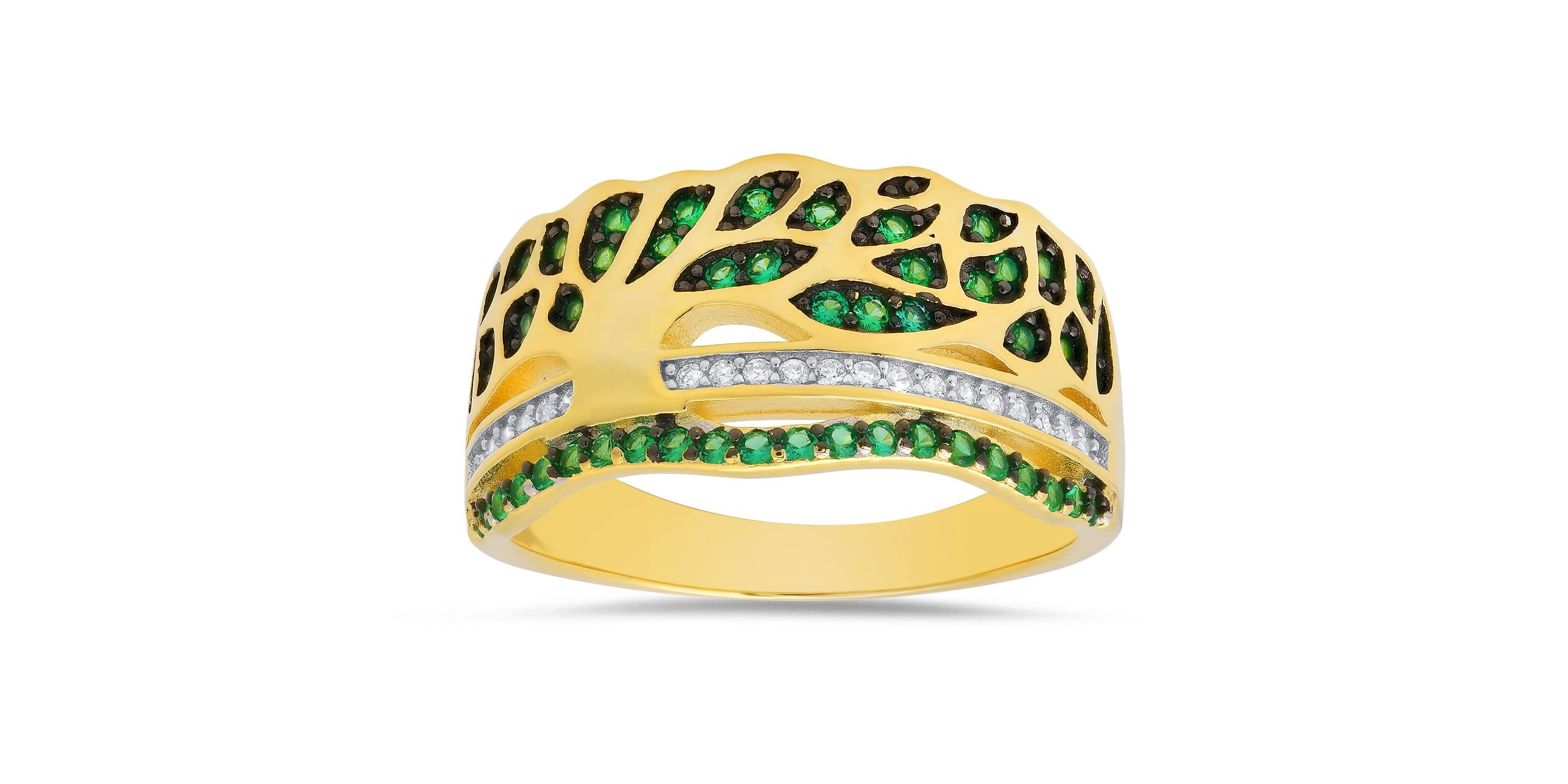Sterling Silver Tree of Life Statement Ring