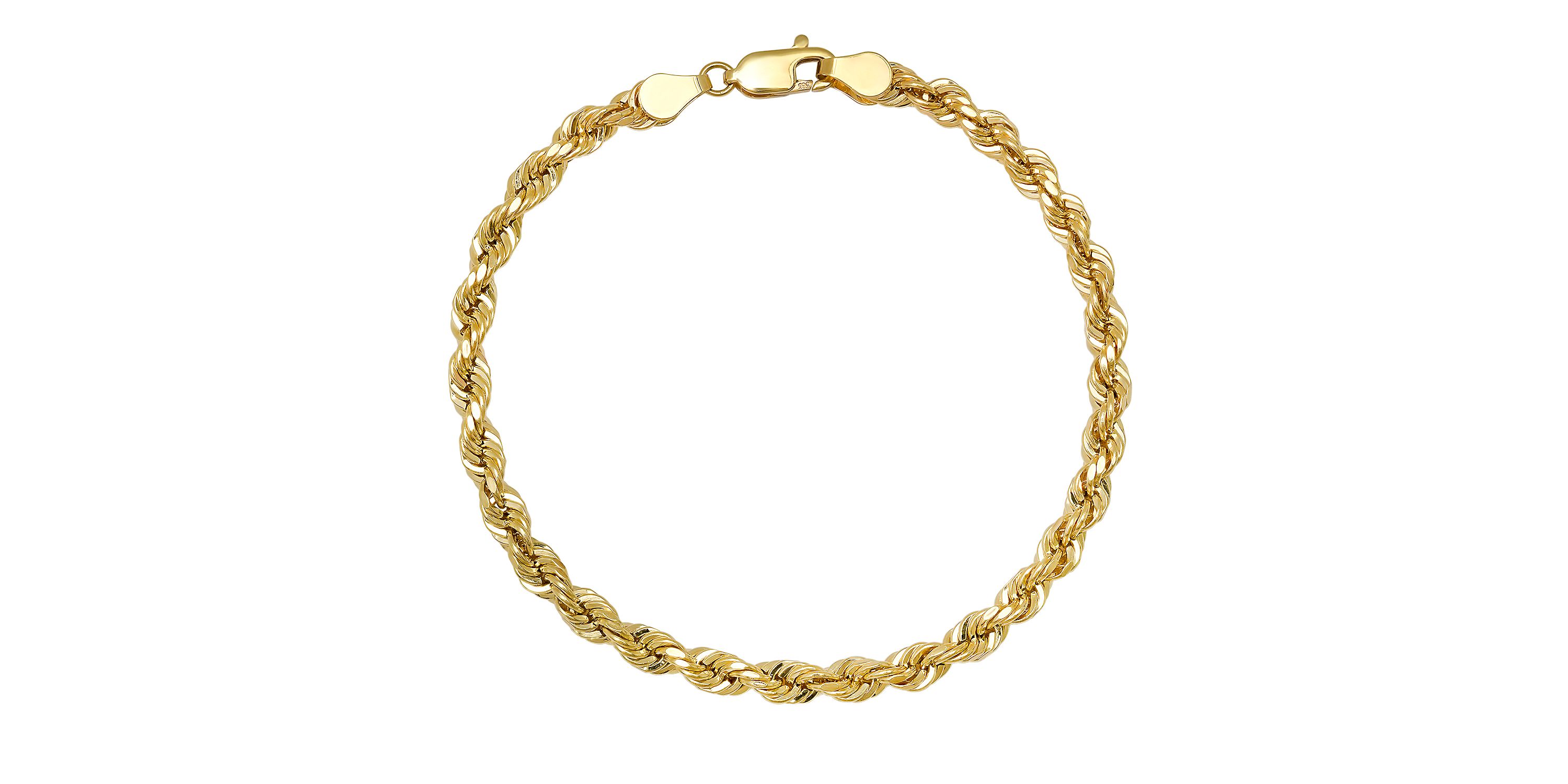 Mens 14k Yellow Gold 8.5" Thick/Heavy 5.5mm Miami Cuban Curb Chain Bracelet With Box Clasp