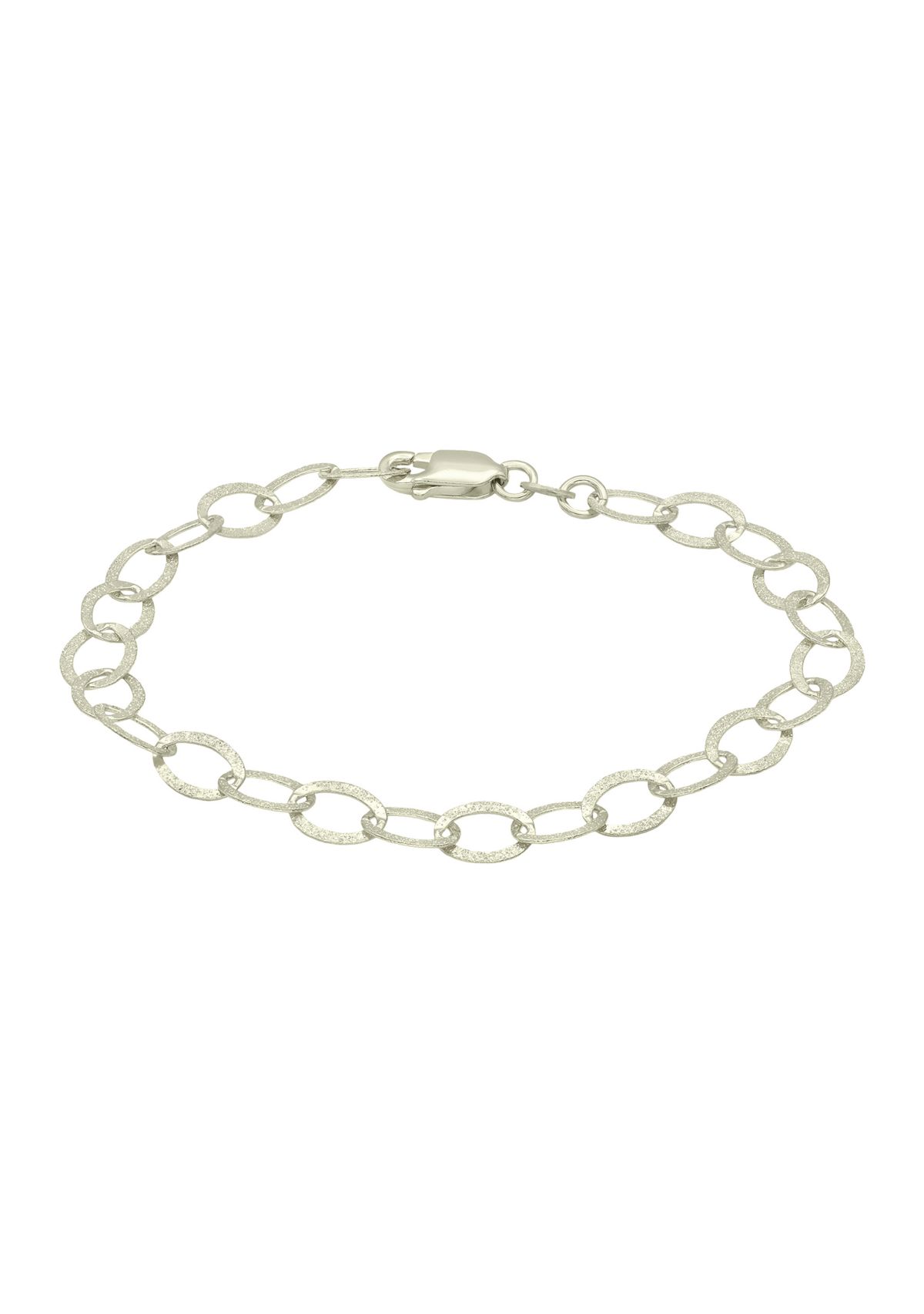 Oval Rolo Stardust Textured Bracelet