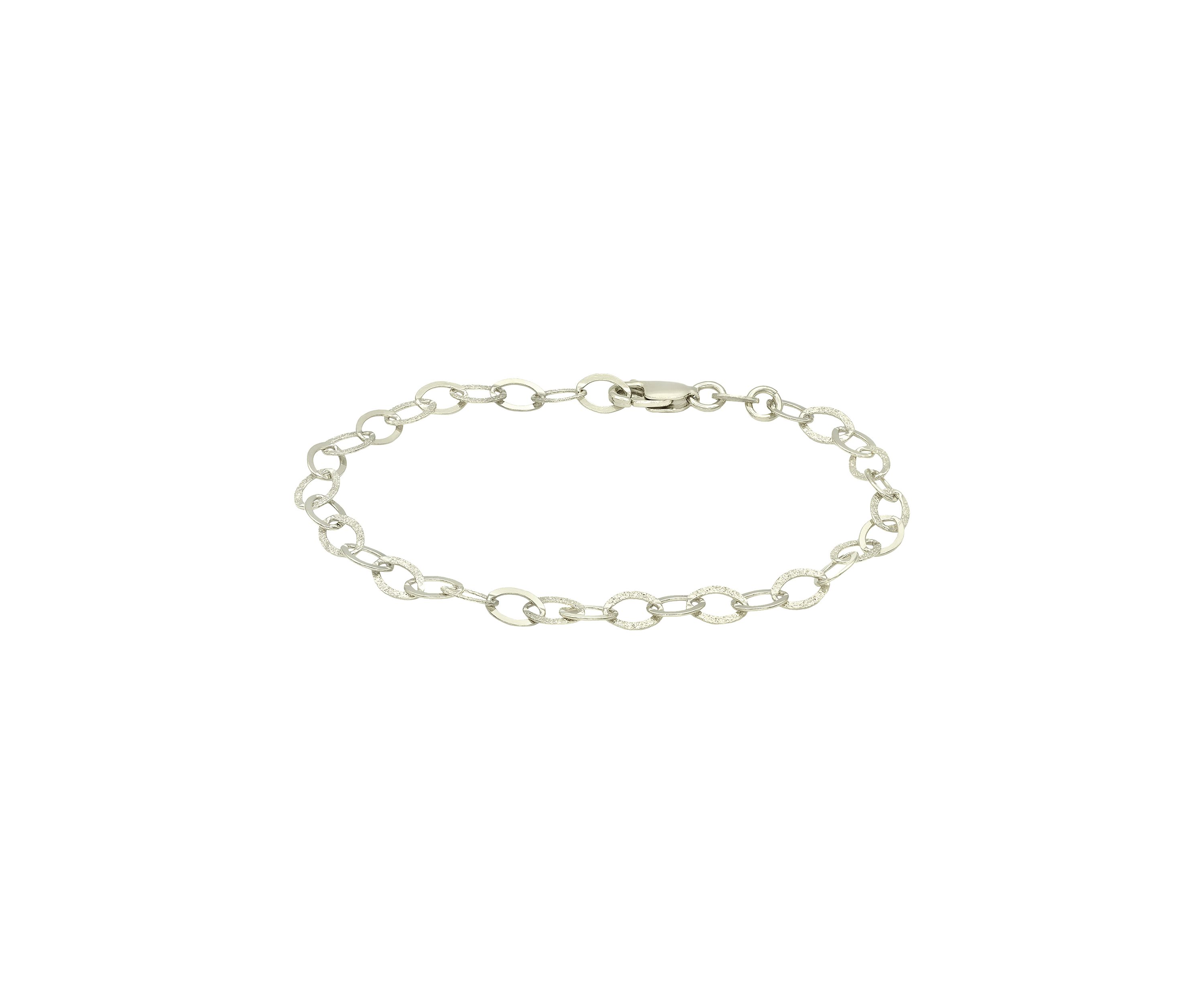 Oval Rolo Alternating Link Bracelet