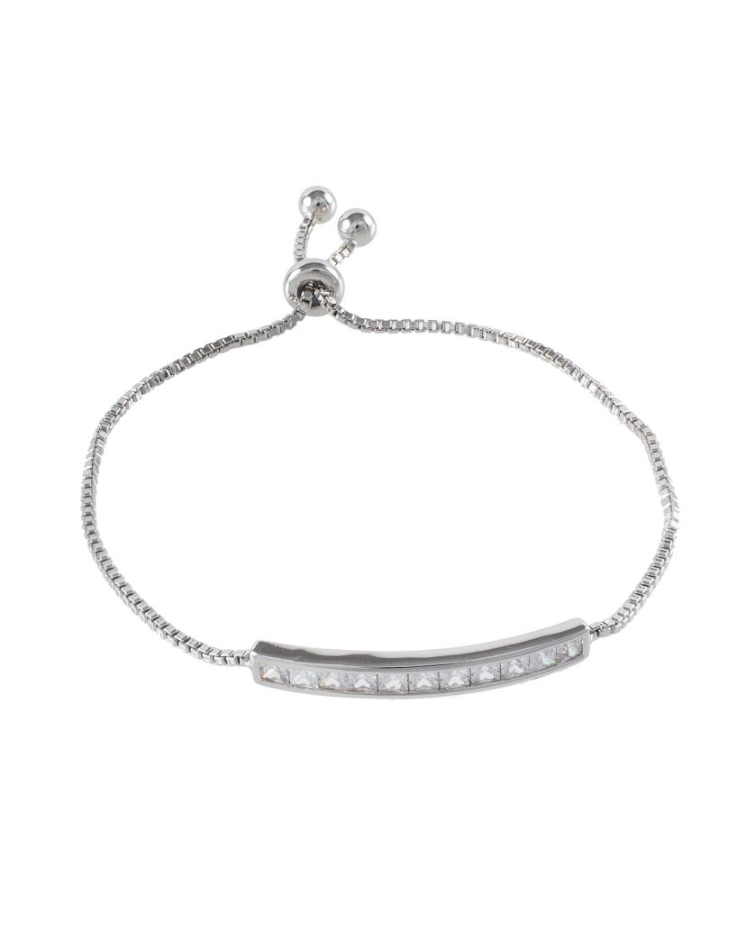 Princess CZ Bolo Bracelet