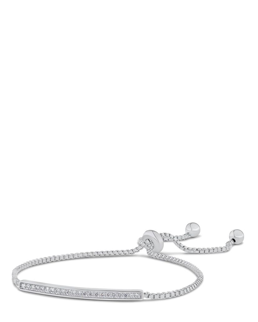 Round CZ Bolo Bracelet