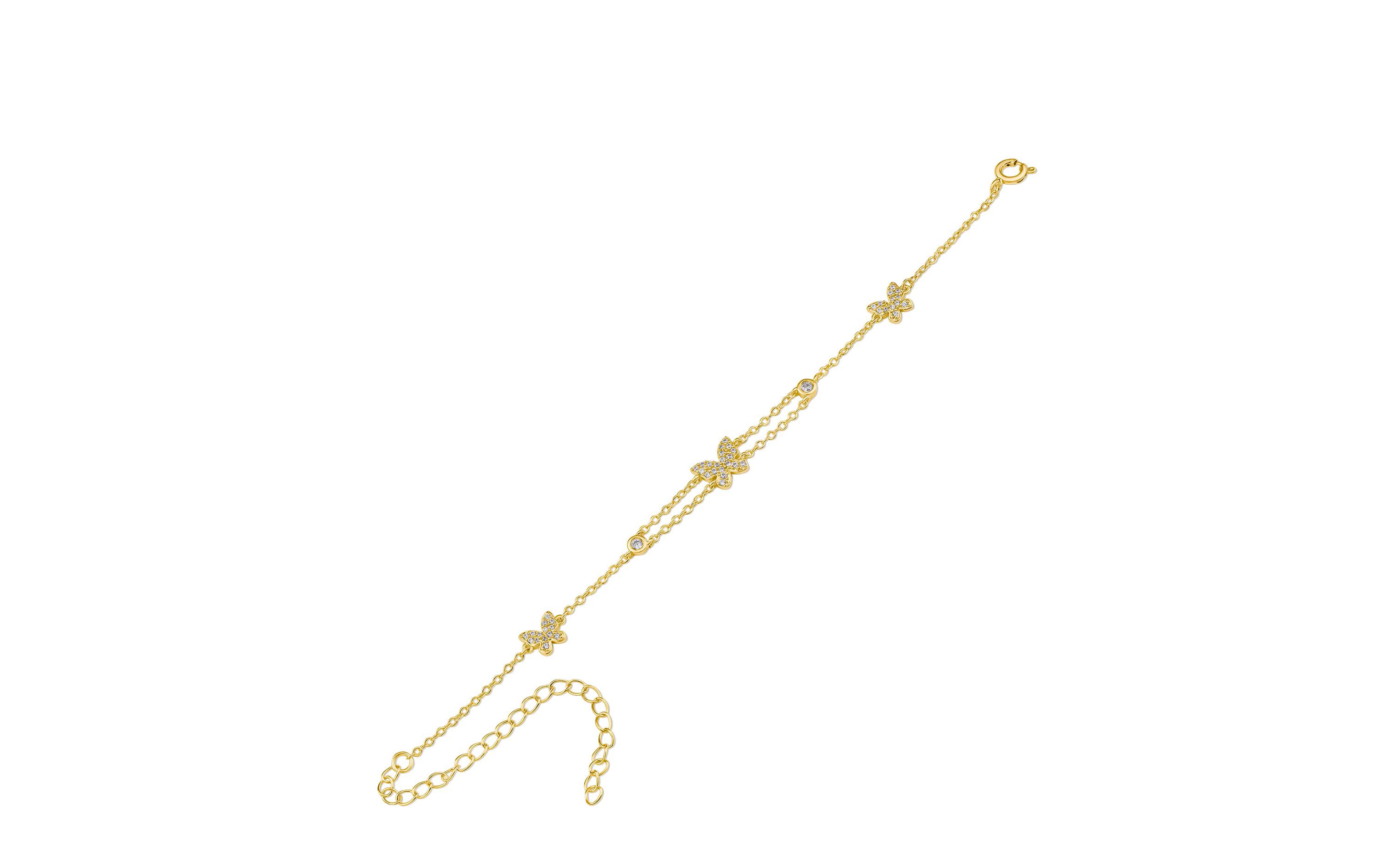 Butterfly CZ Bracelet