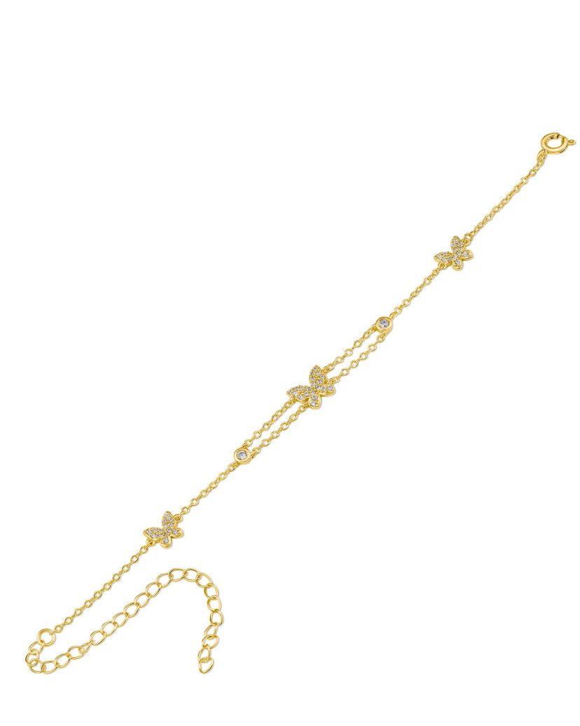 Butterfly CZ Bracelet