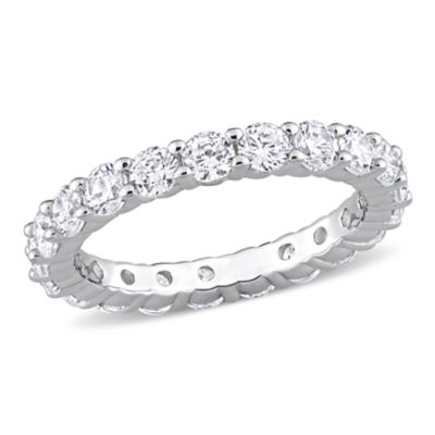 Haylee Jewels Cubic Zirconia Eternity Ring, White, 5