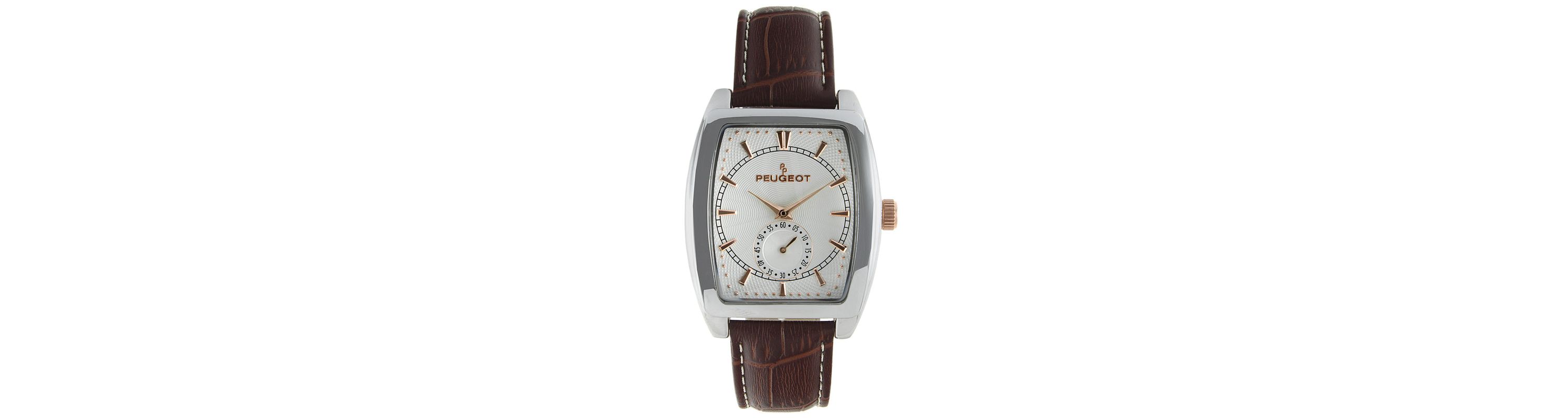 Peugeot Men 33mm Remote Second Hand Leather Strap watch