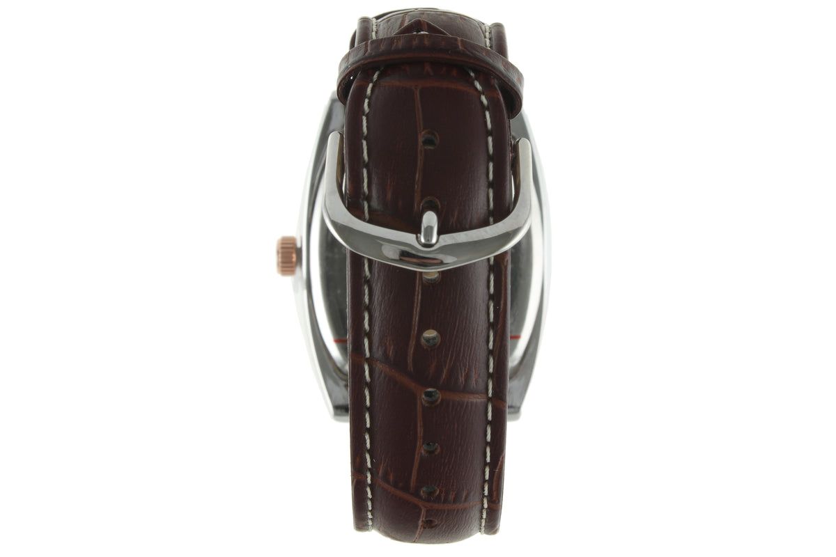 Peugeot Men 33mm Remote Second Hand Leather Strap watch