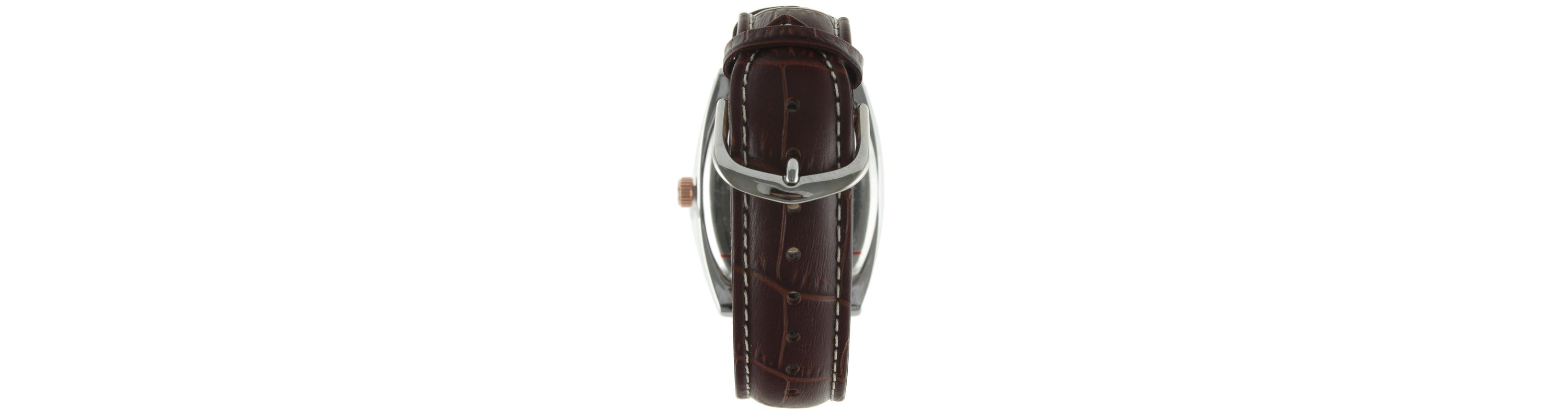 Peugeot Men 33mm Remote Second Hand Leather Strap watch