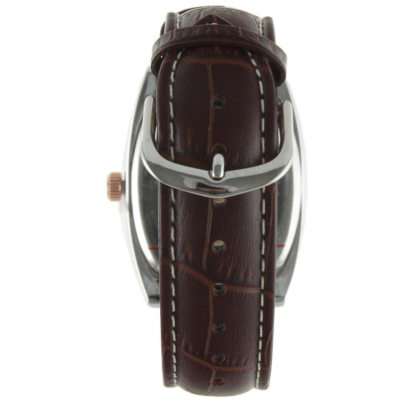 Peugeot Men 33mm Remote Second Hand Leather Strap watch