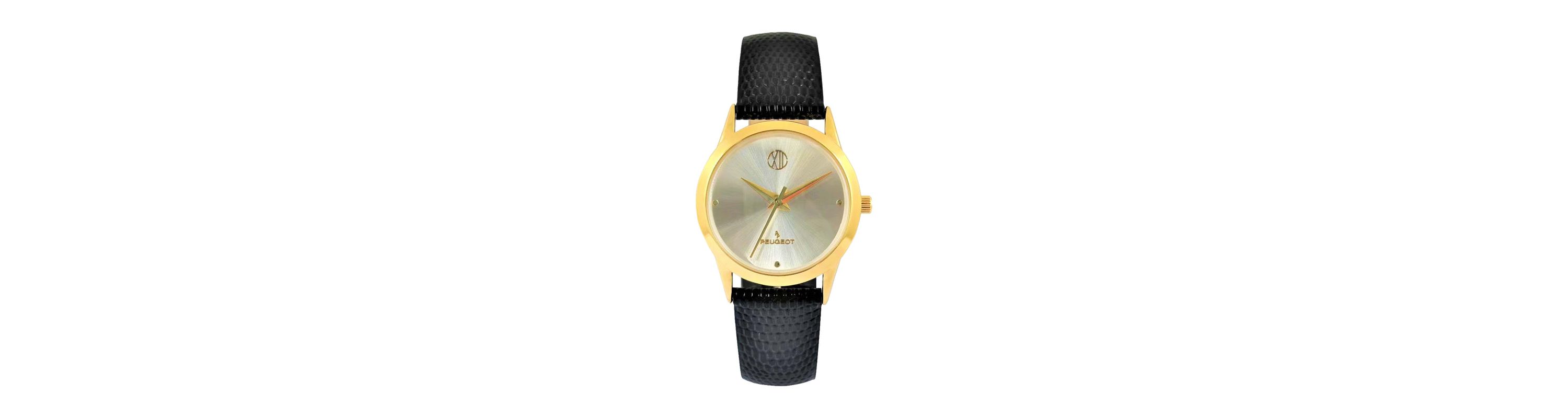 Peugeot Women 30mm Wafer Slim Designer  Status Watch Champ Dial