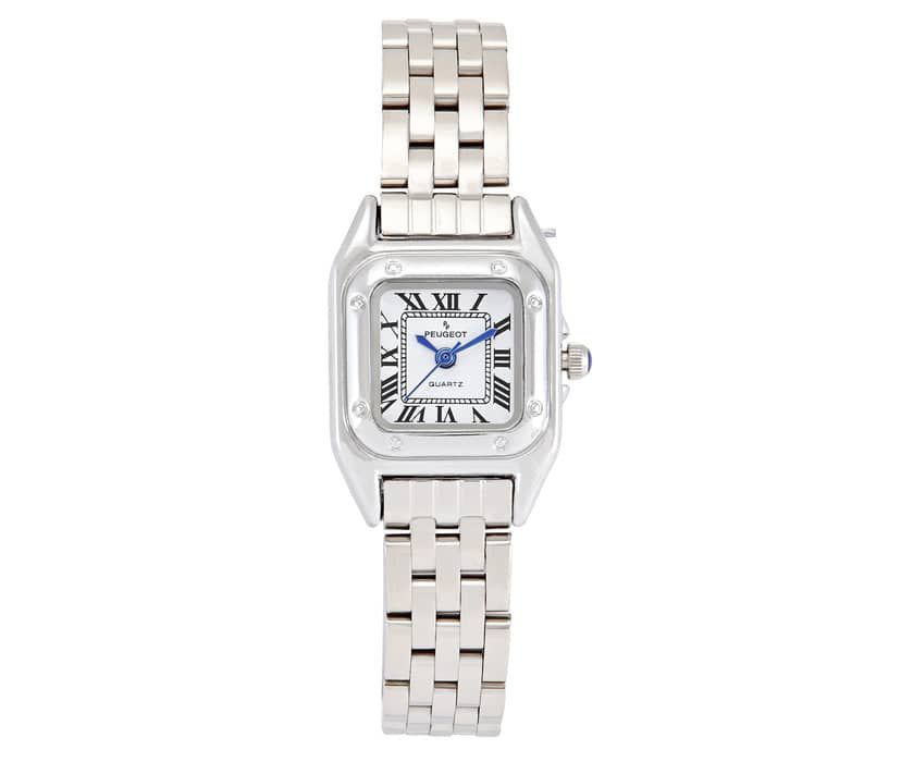 Peugeot Womens 20x22mm Silver-Tone Panther Link Bracelet  display picture 1