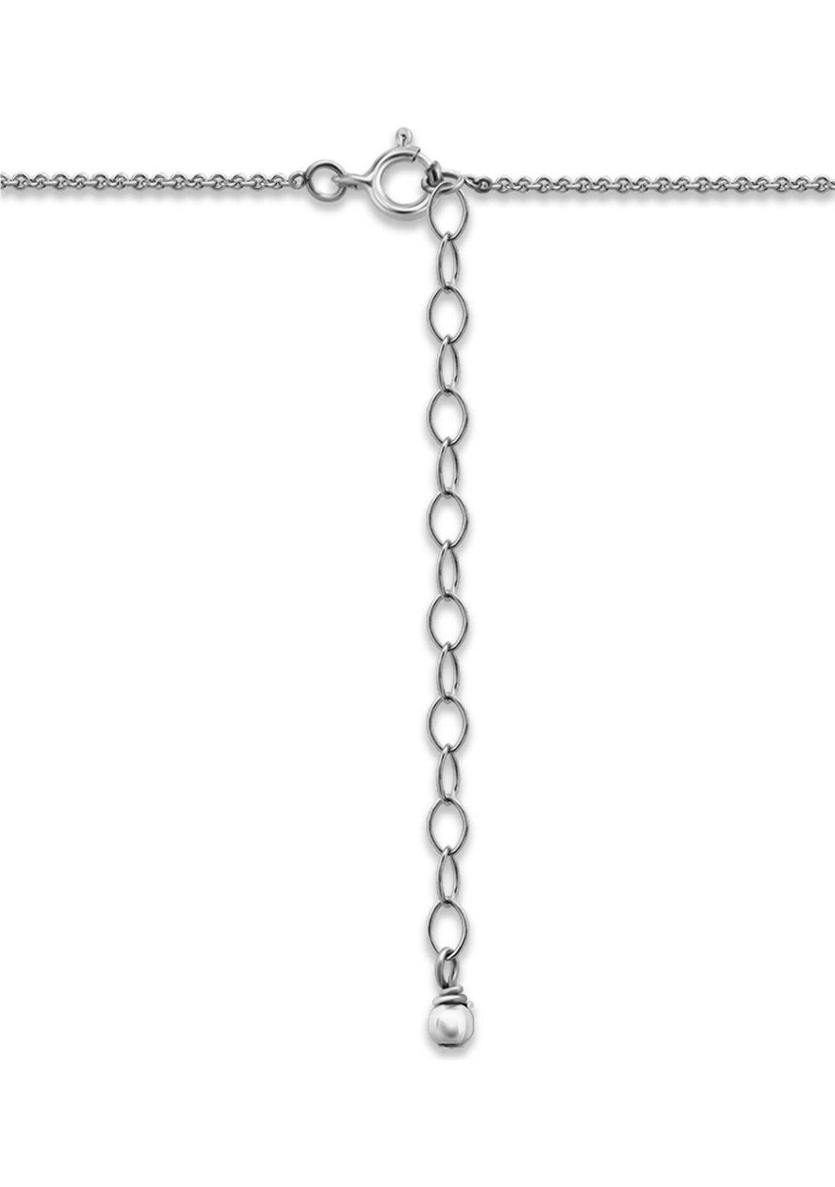 Sterling Silver Interlocking Pendant Necklace