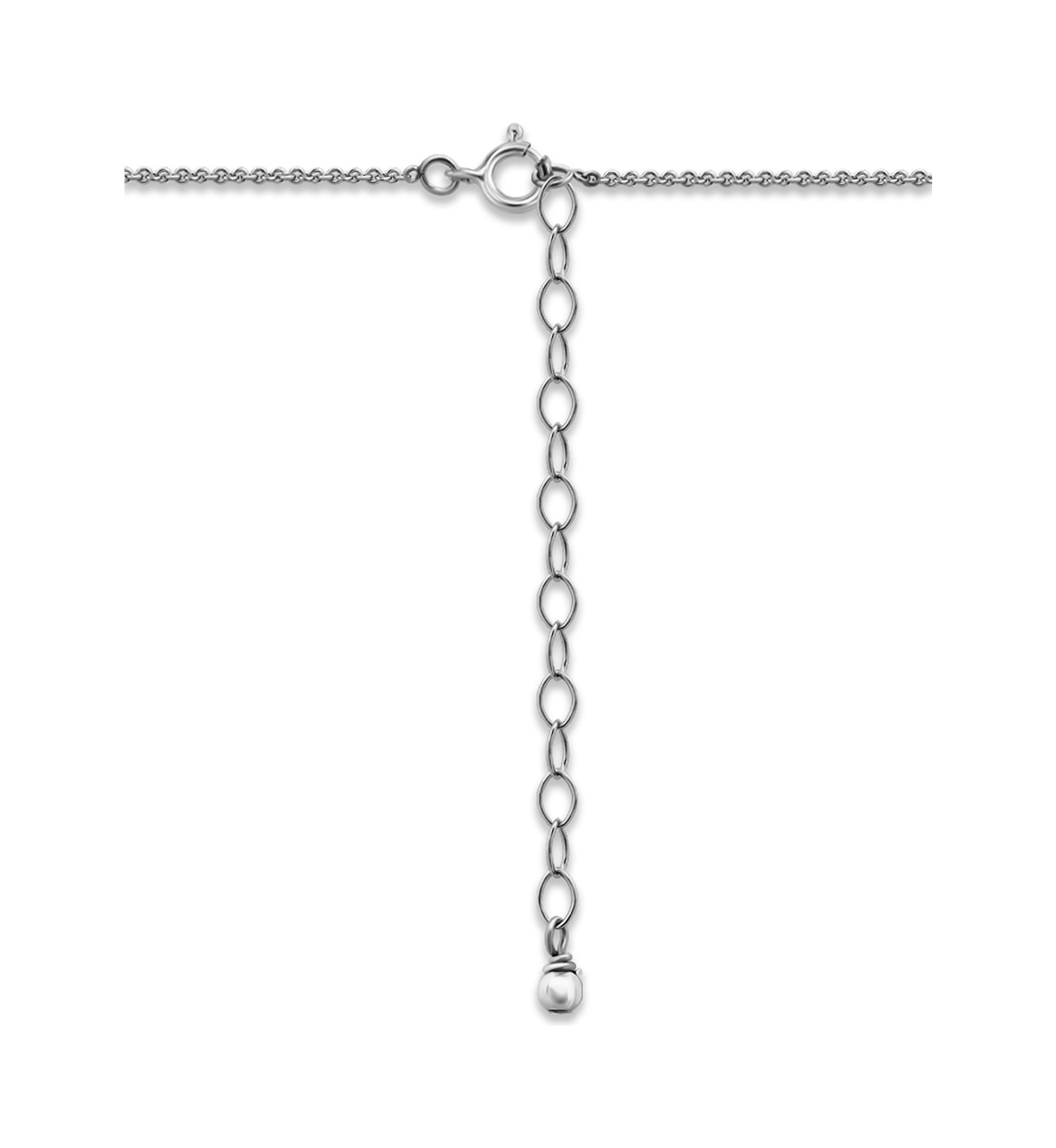 Sterling Silver Interlocking Pendant Necklace