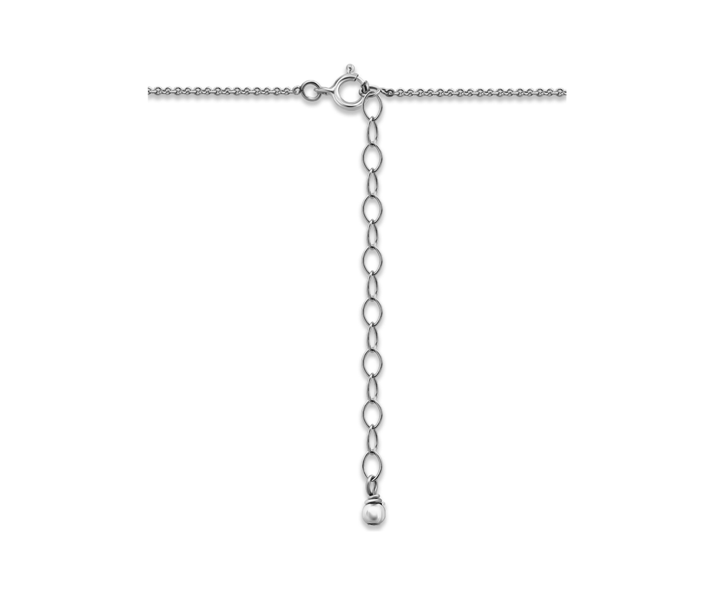 Sterling Silver Interlocking Pendant Necklace