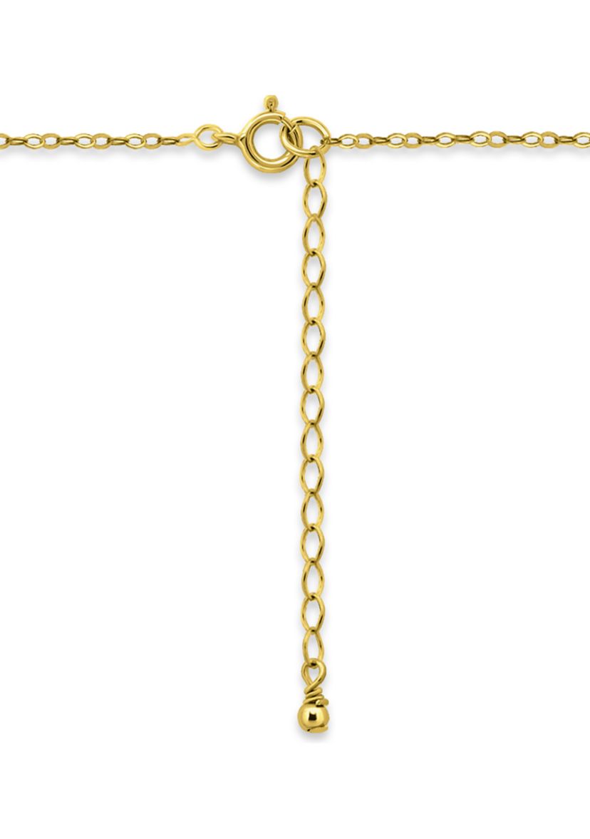 Sterling Silver Polished Teardrop Slide Necklace