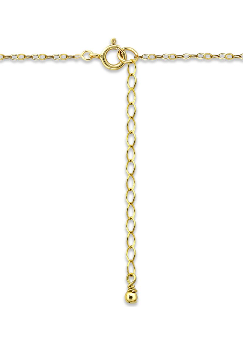 Sterling Silver Pear Cubic Zirconia Bezel Pendant Necklace