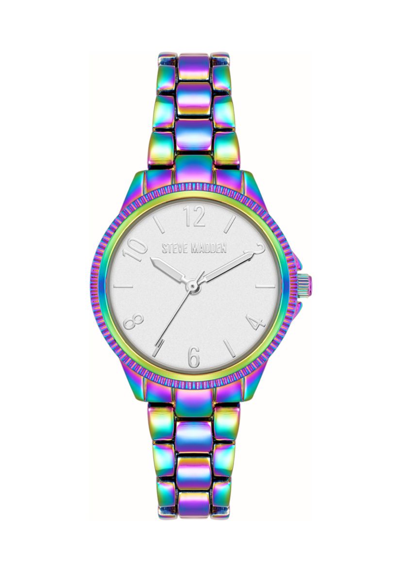 Everyday Rainbow Alloy Metal Bracelet Watch