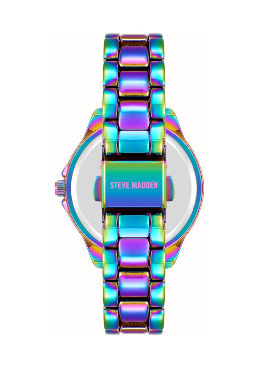 Everyday Rainbow Alloy Metal Bracelet Watch