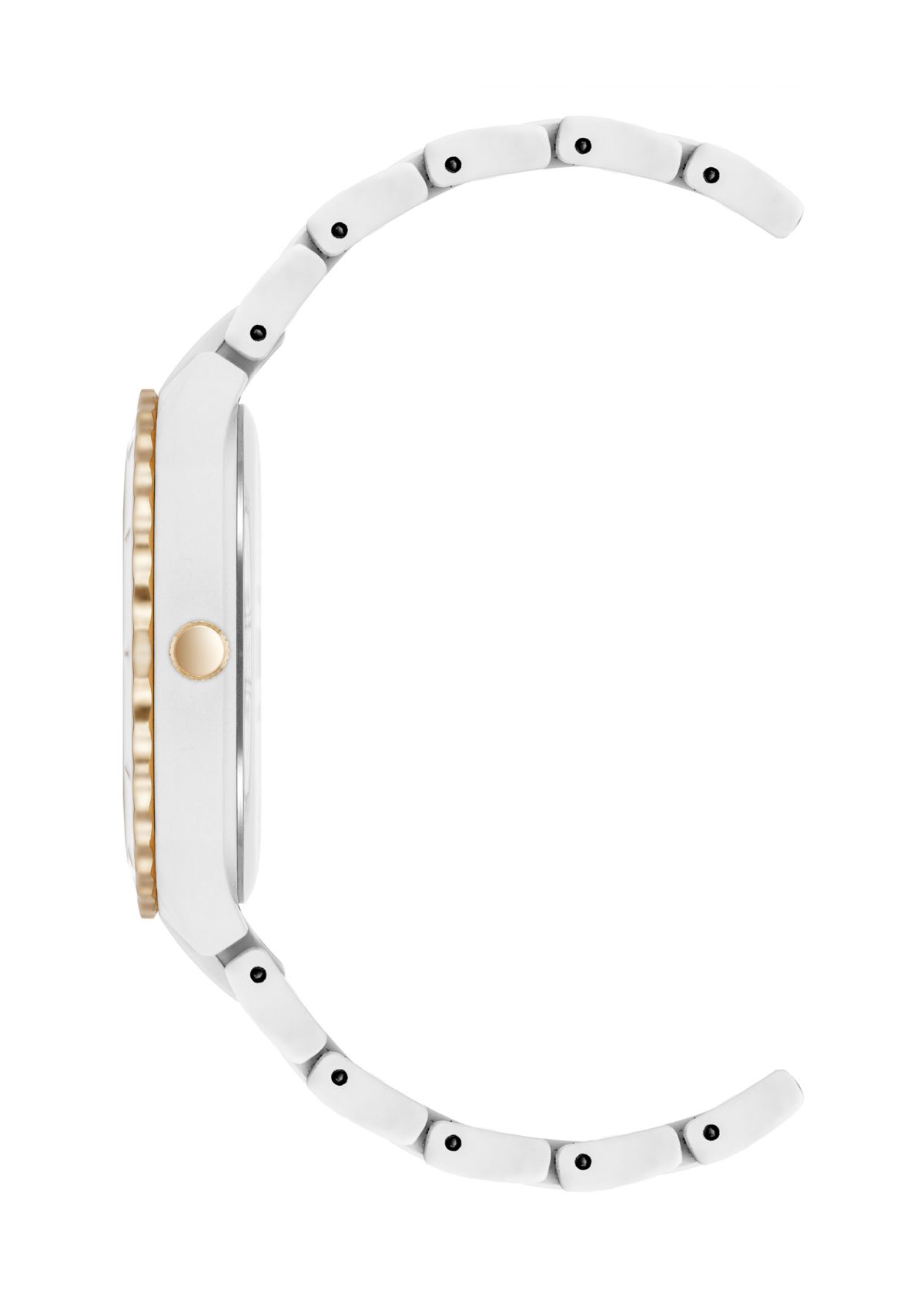 Matte White gold tone Bracelet Watch