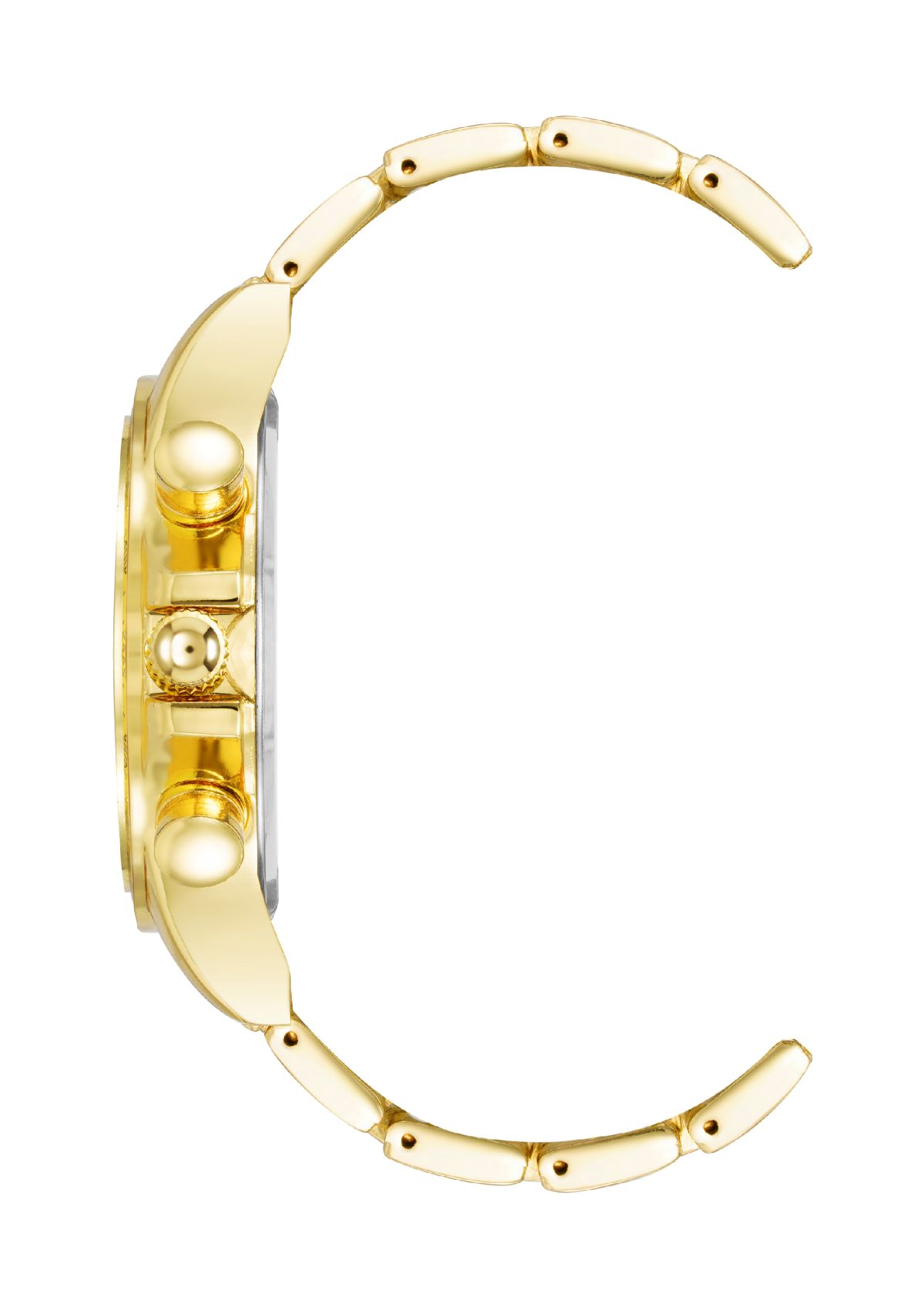  Mens Contemporary Gold Tone Alloy Metal Watch